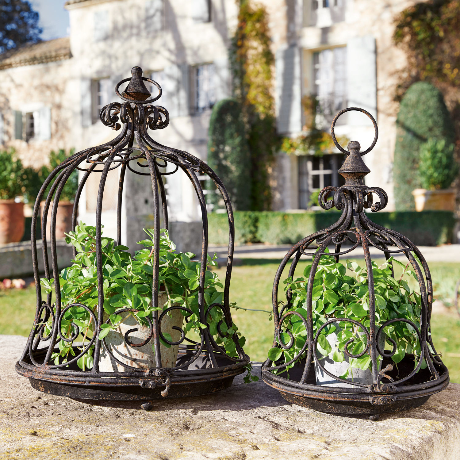 Set de 2 cestas colgantes Luisianne