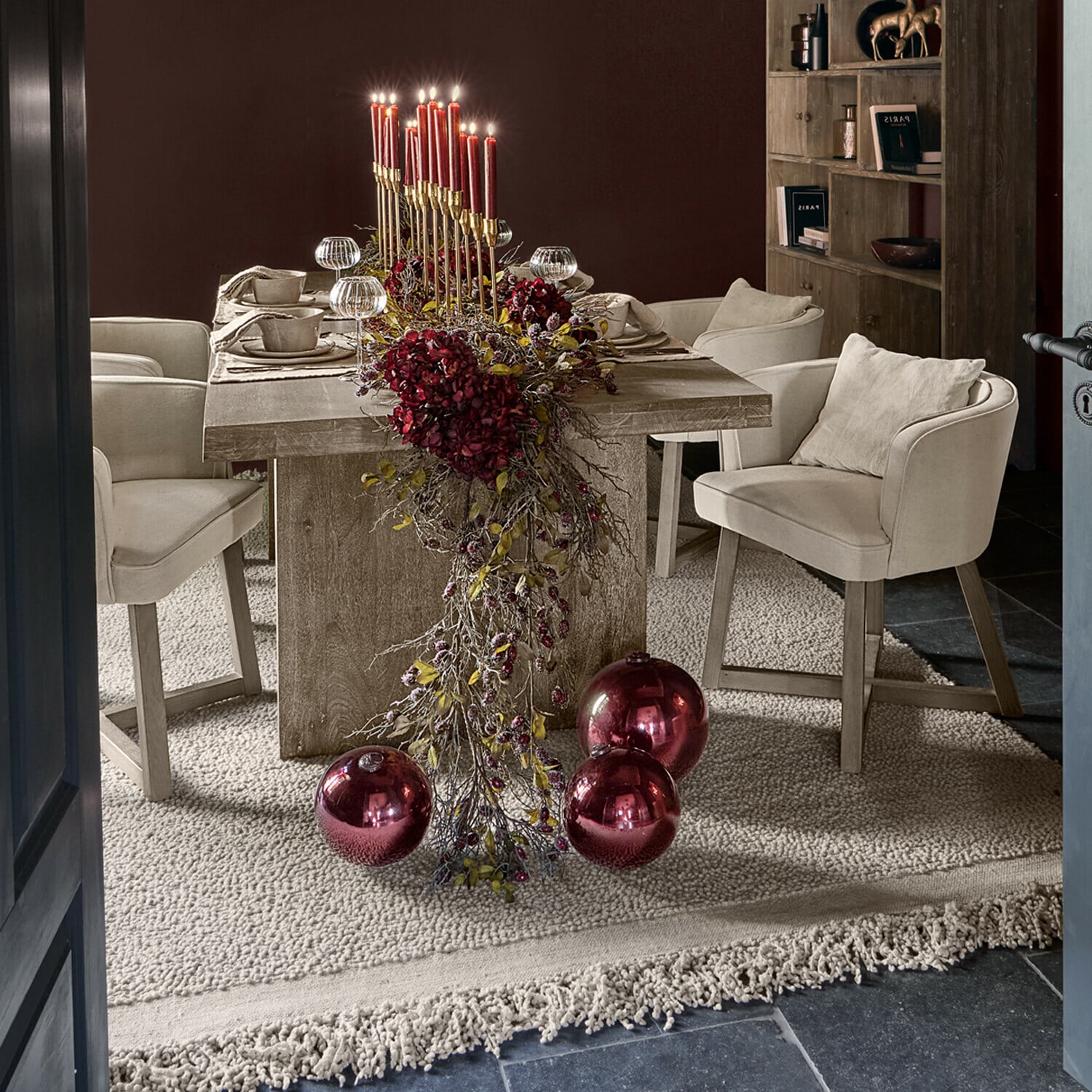 Set de 2 bolas de Navidad Murrey