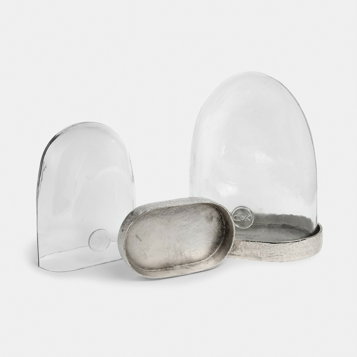 Set de 2 campanas de cristal Brévaline
