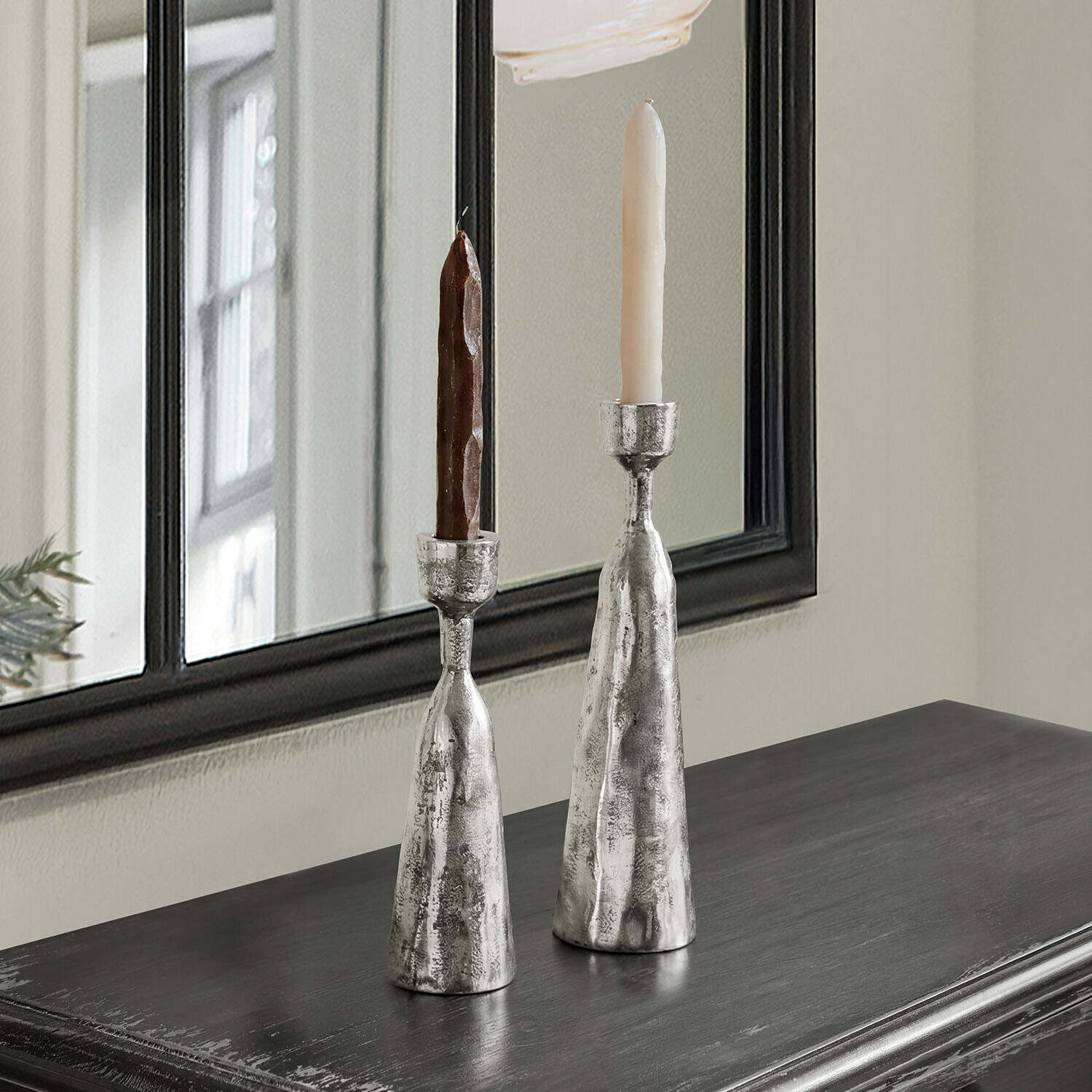 Set de 2 candeleros Valmique