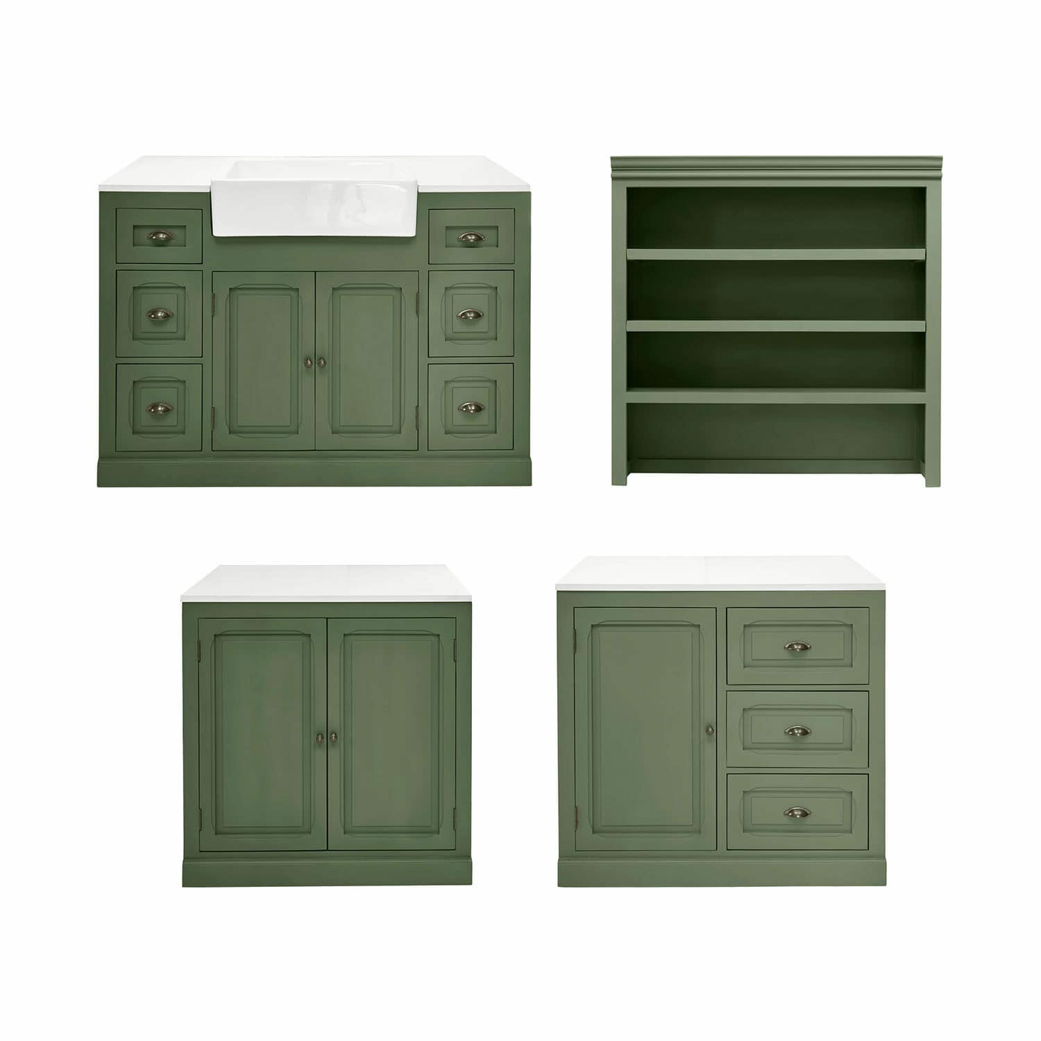 Set de 4 muebles de cocina Lansbury