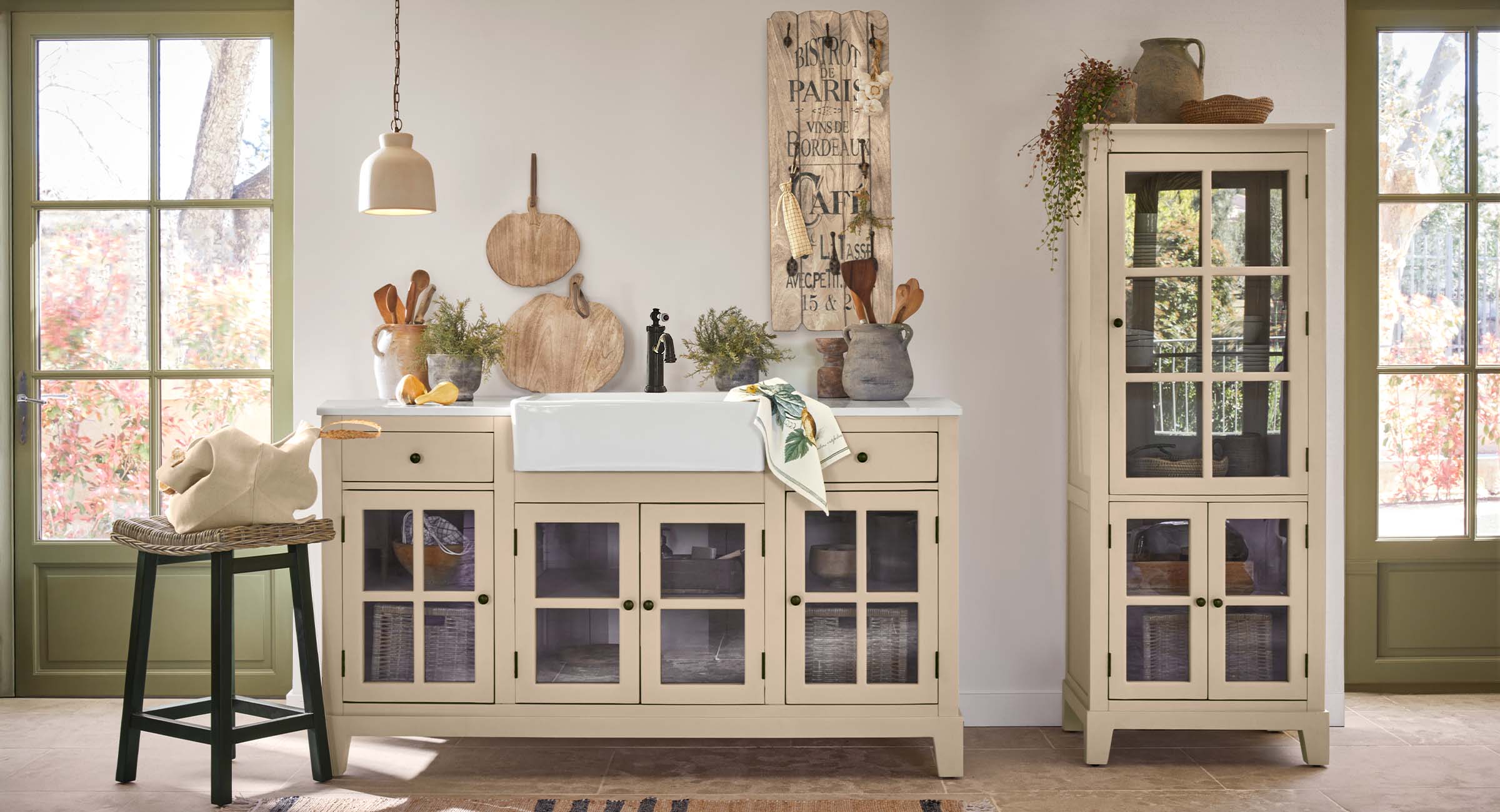 Cocina con encanto rural