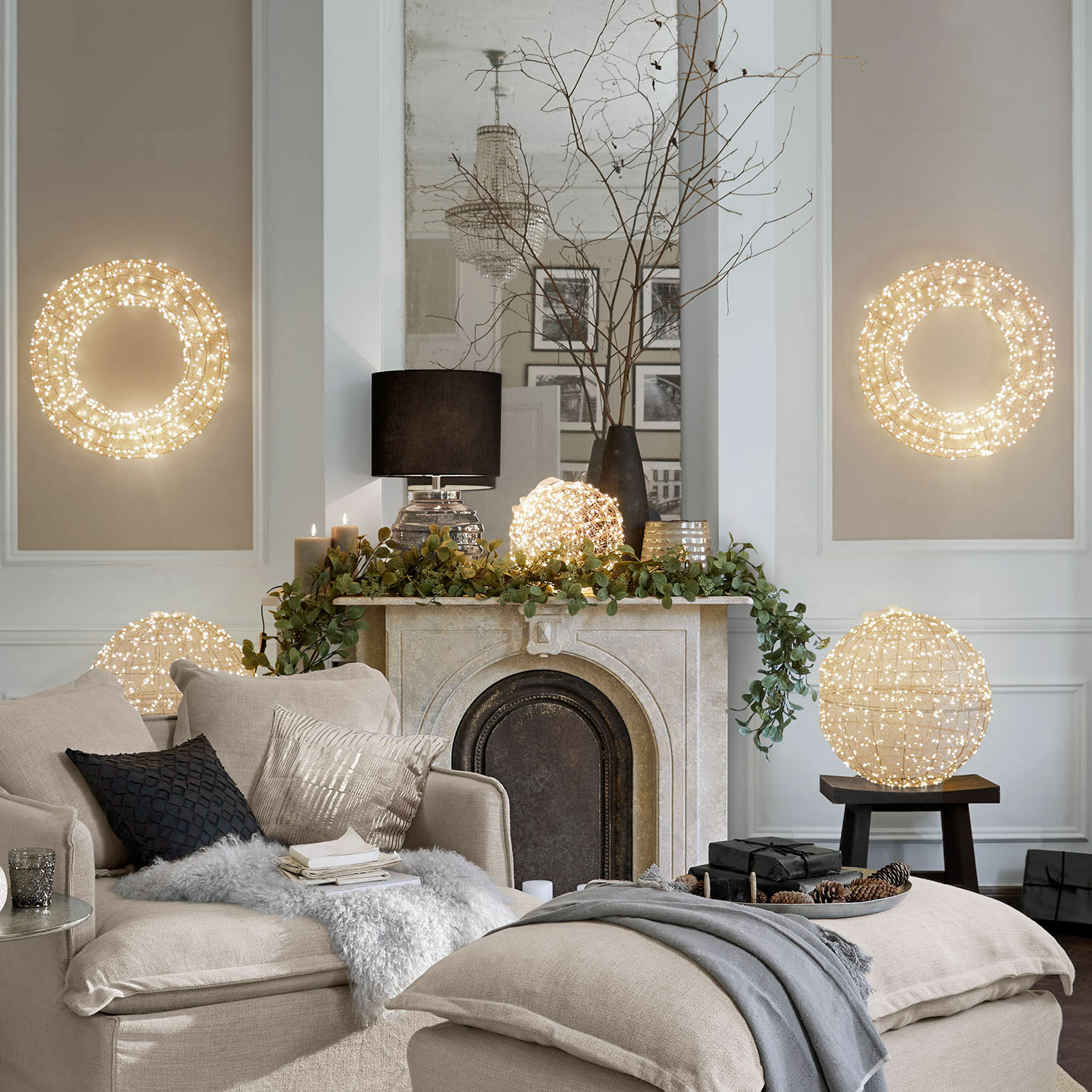 Set de 2 esferas LED Ambertin
