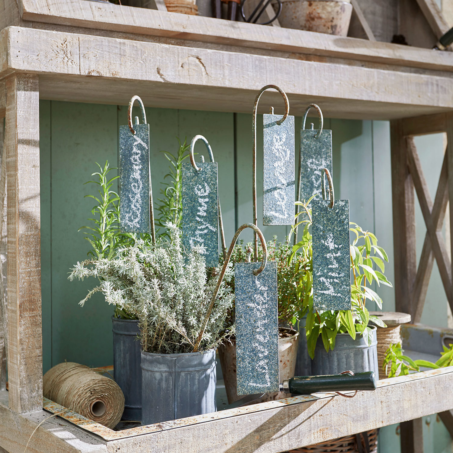 Set de 6 carteles para hierbas Sefrou