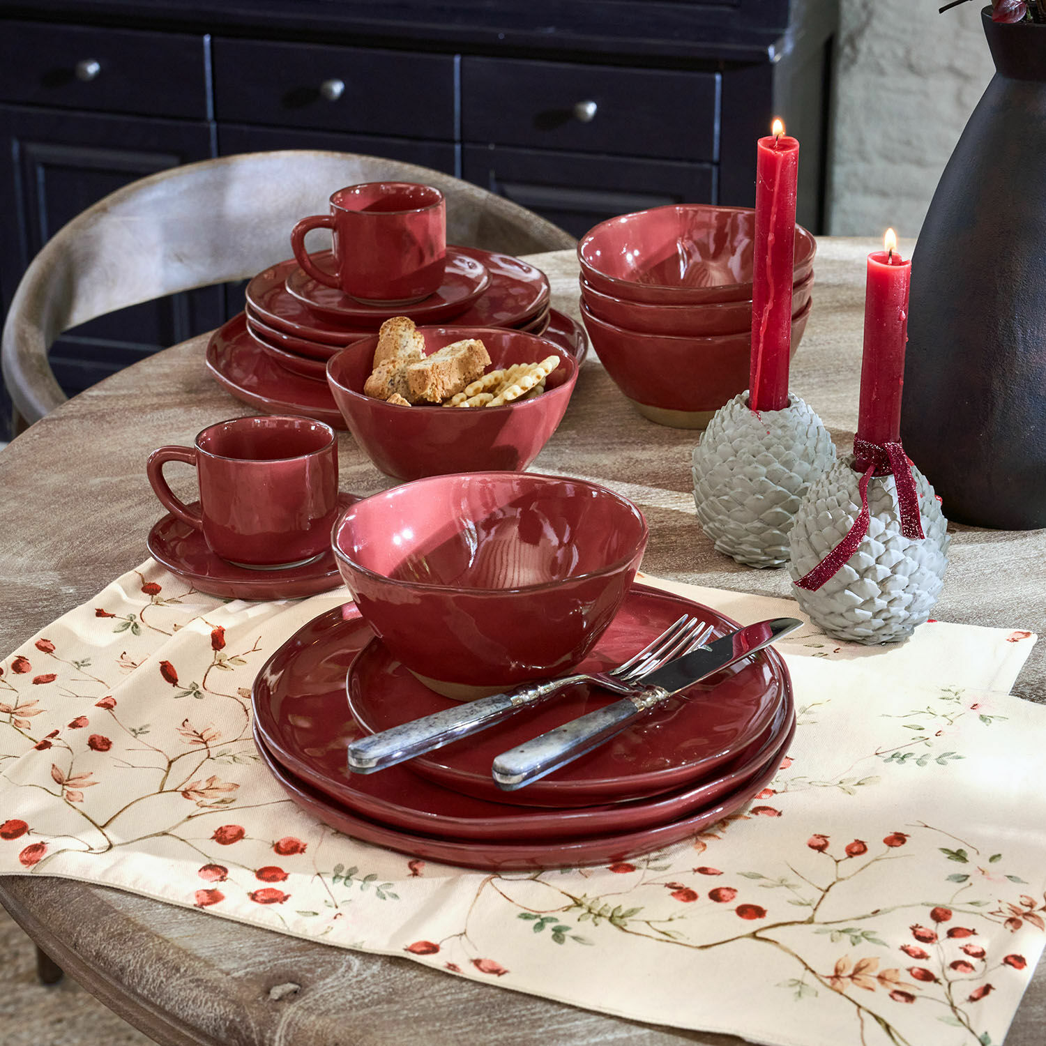 Set de 30 piezas de vajilla Biarré