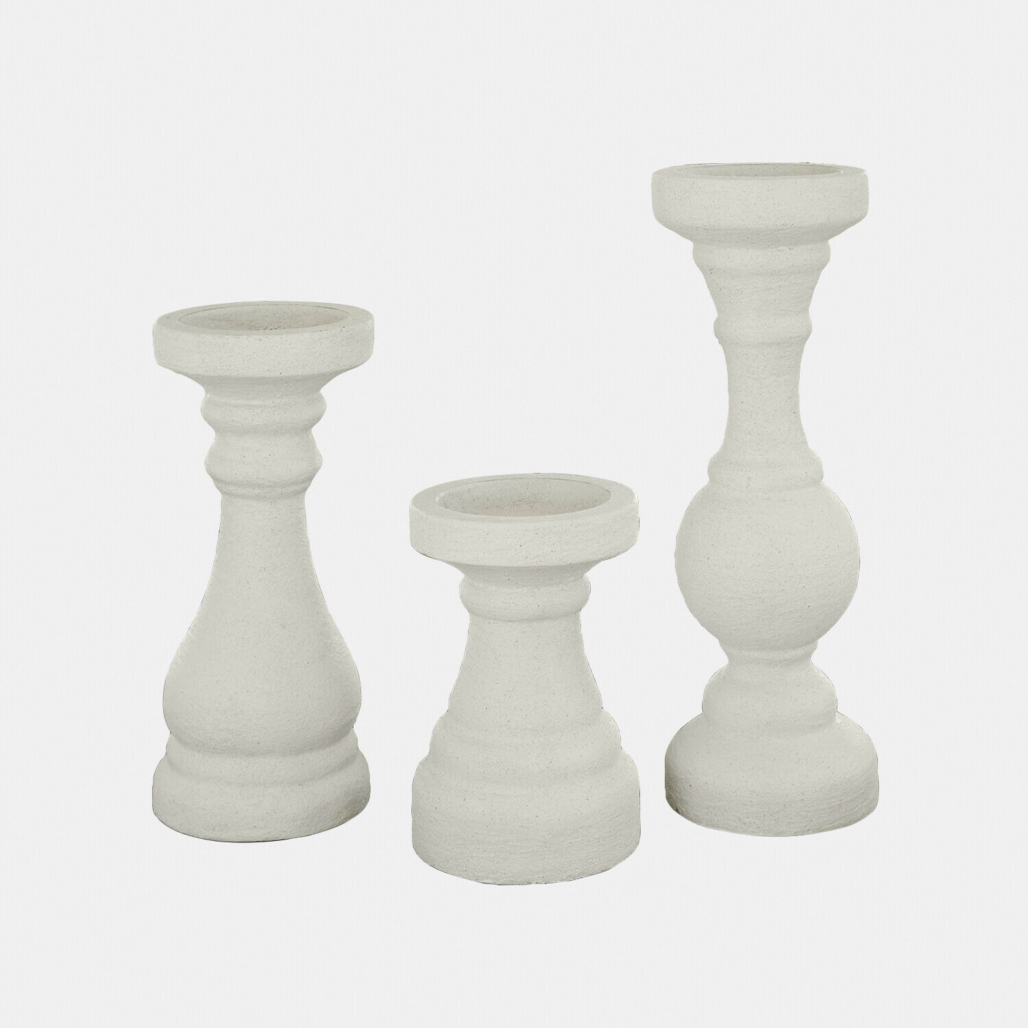 Set de 3 candeleros Quenlivre