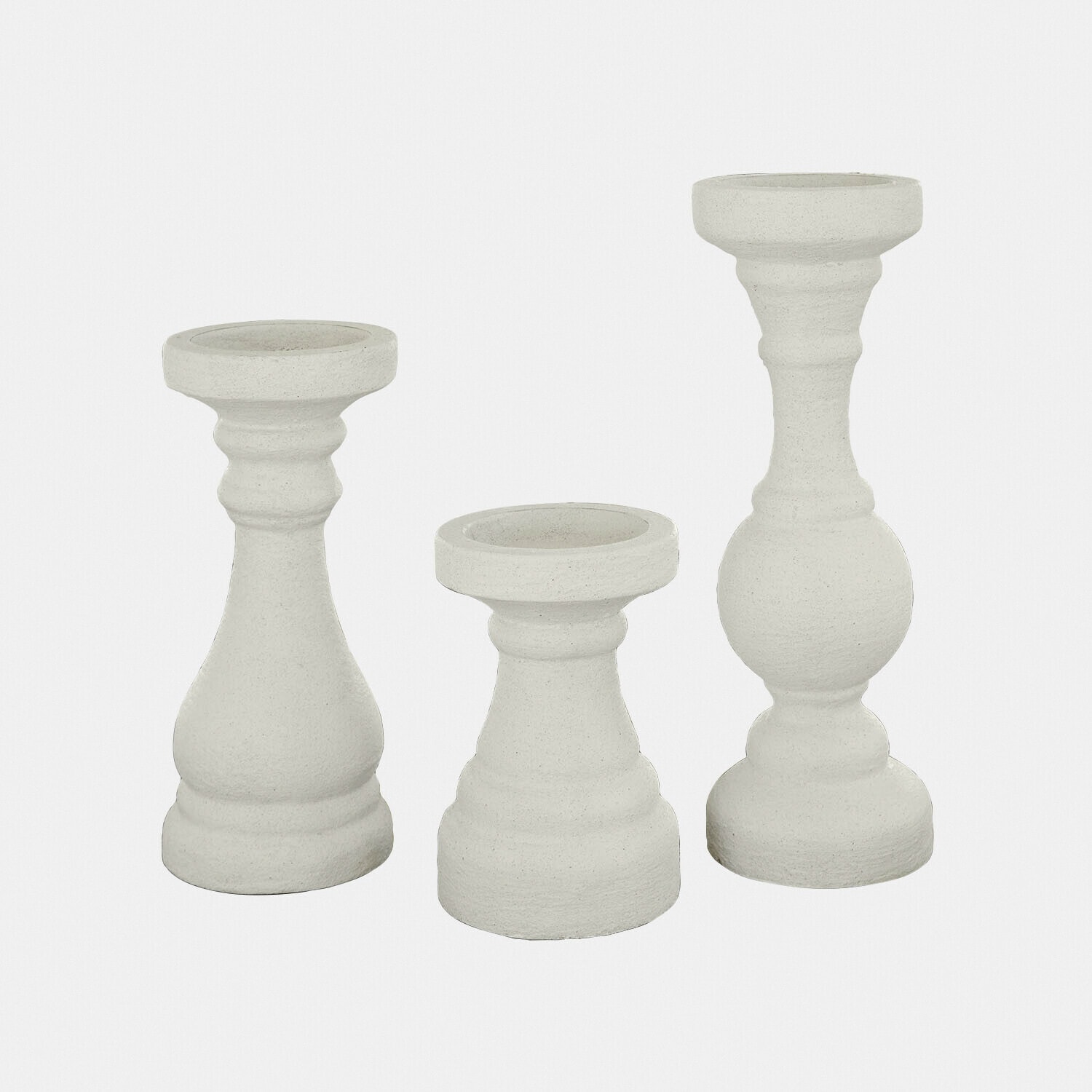Set de 3 candeleros Quenlivre