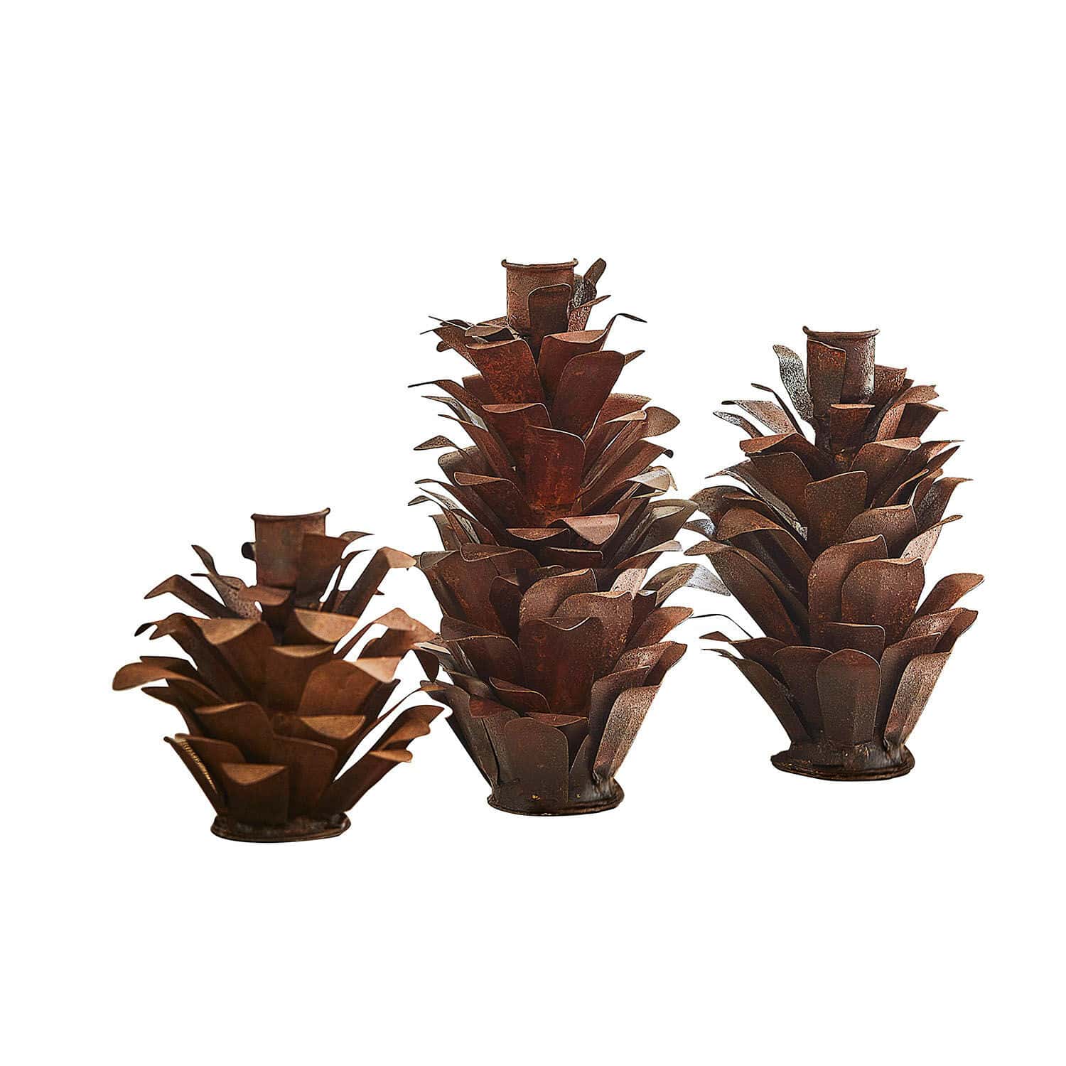 Juego de 3 candelabros Deerfield