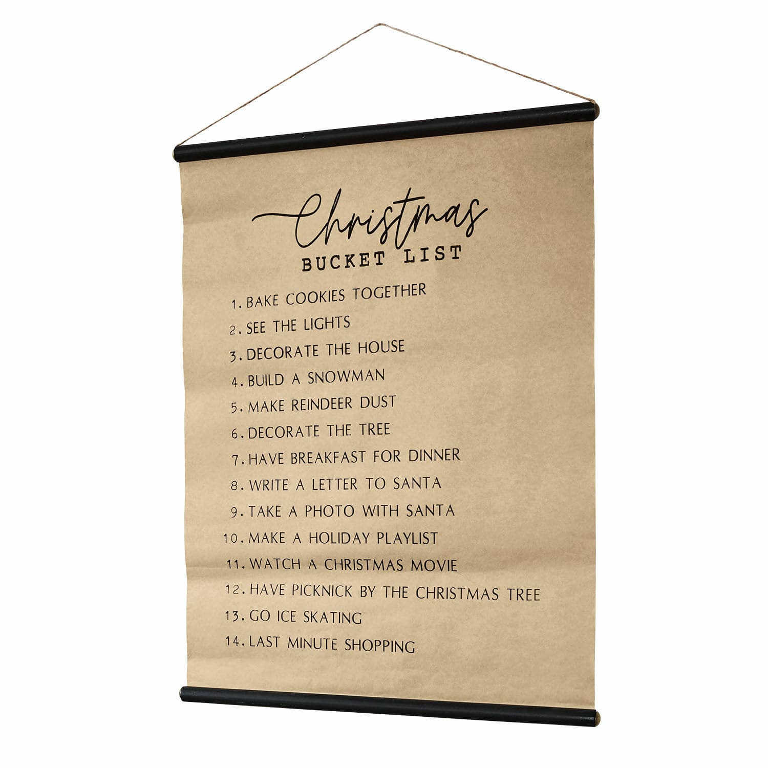 Fotografía Christmas Bucket List
