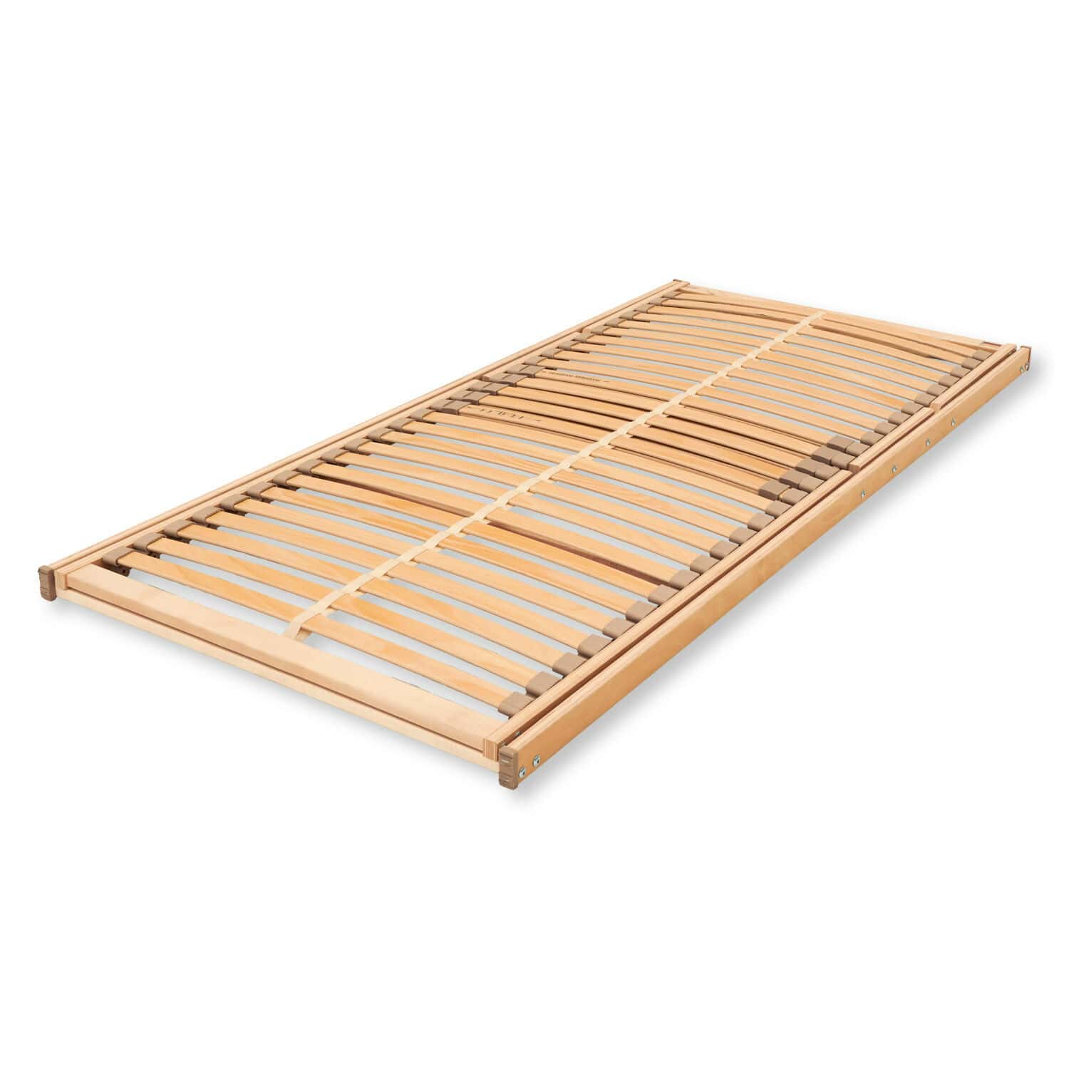 Somier Yount Base de cama de madera de haya natural con lamas flexibles para mayor comodidad del colchón