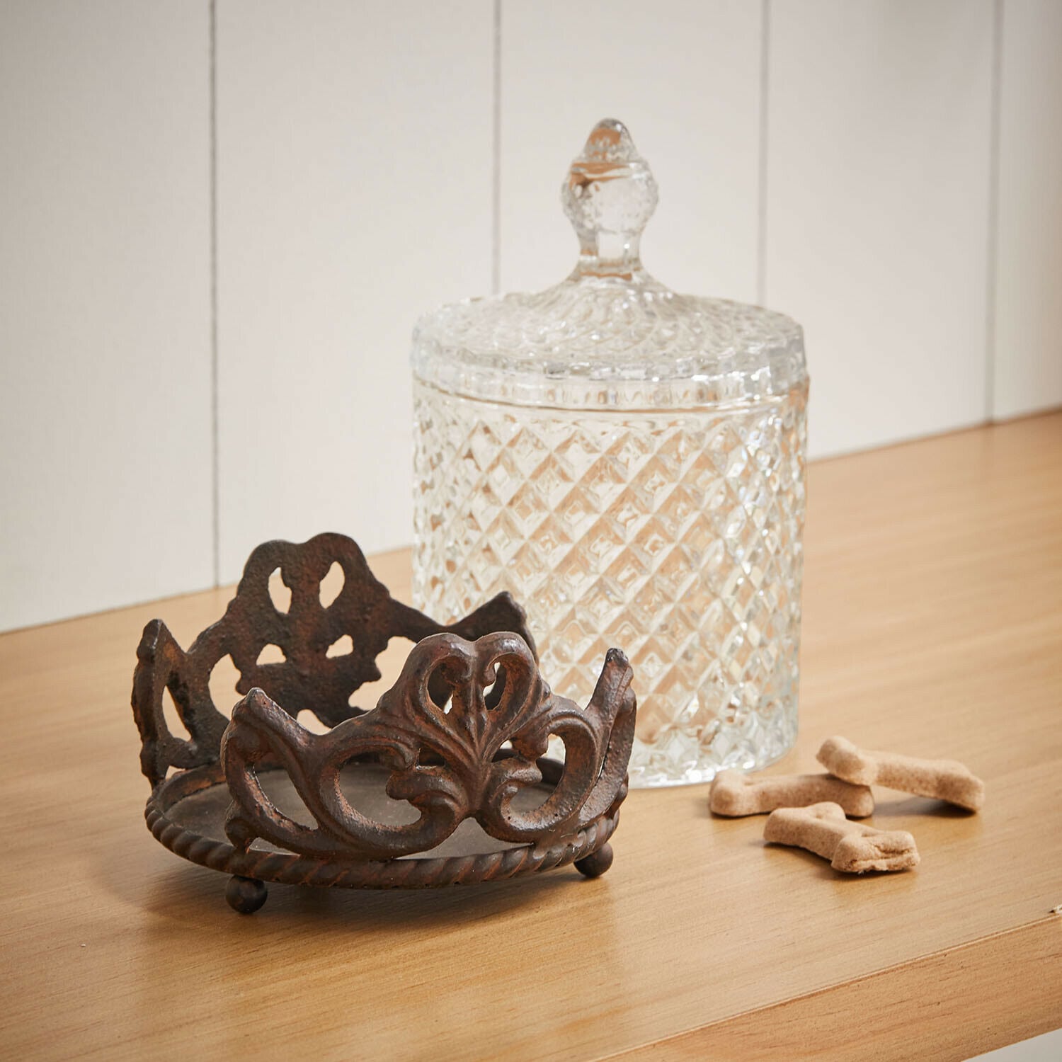 Tarro de cristal con soporte Kerynna