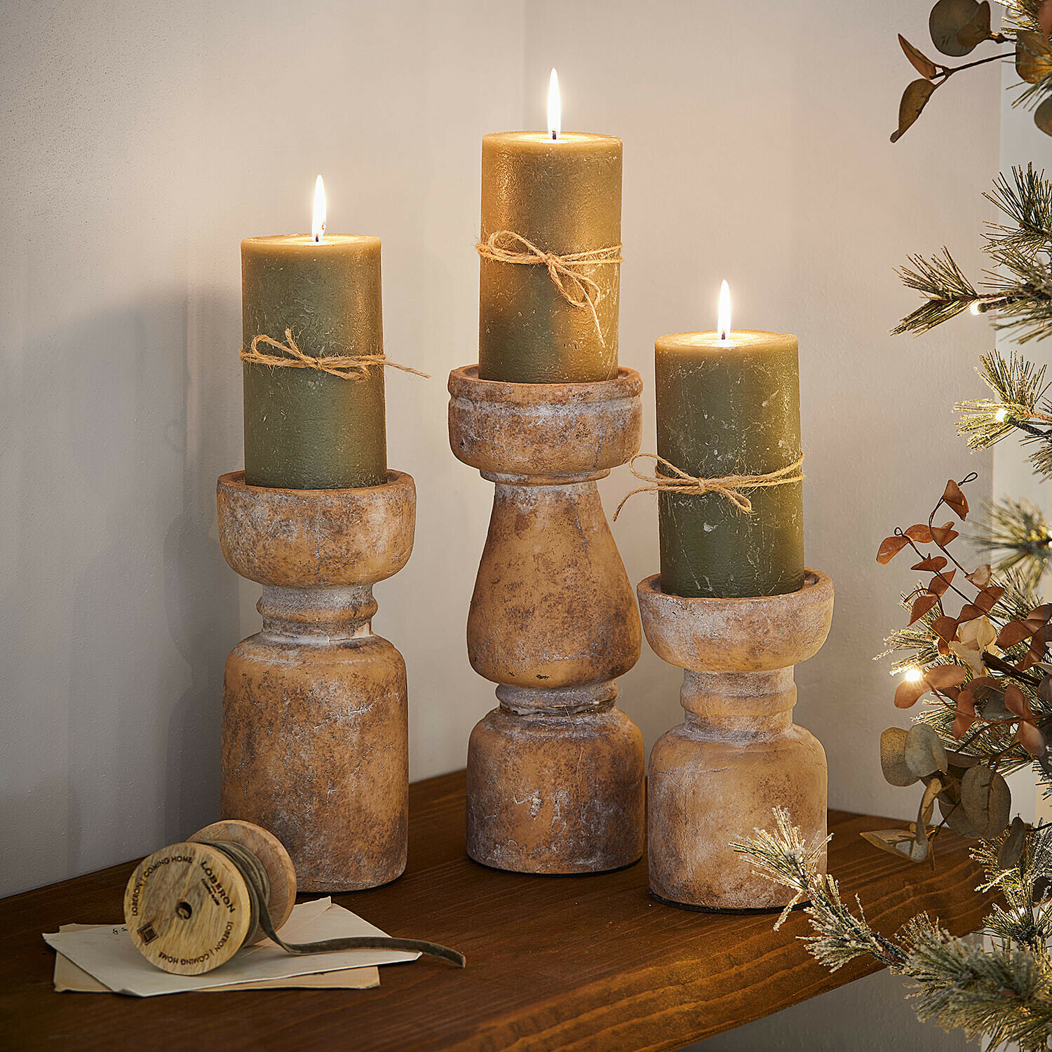 Set de 3 candeleros Talona