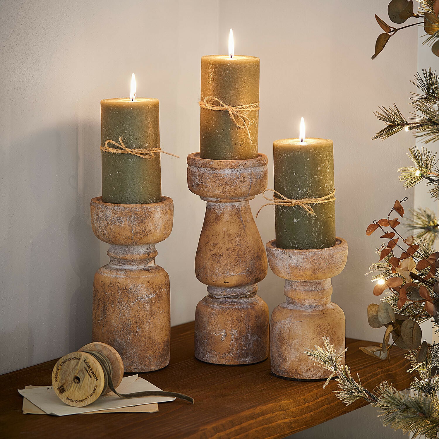 Set de 3 candeleros Talona