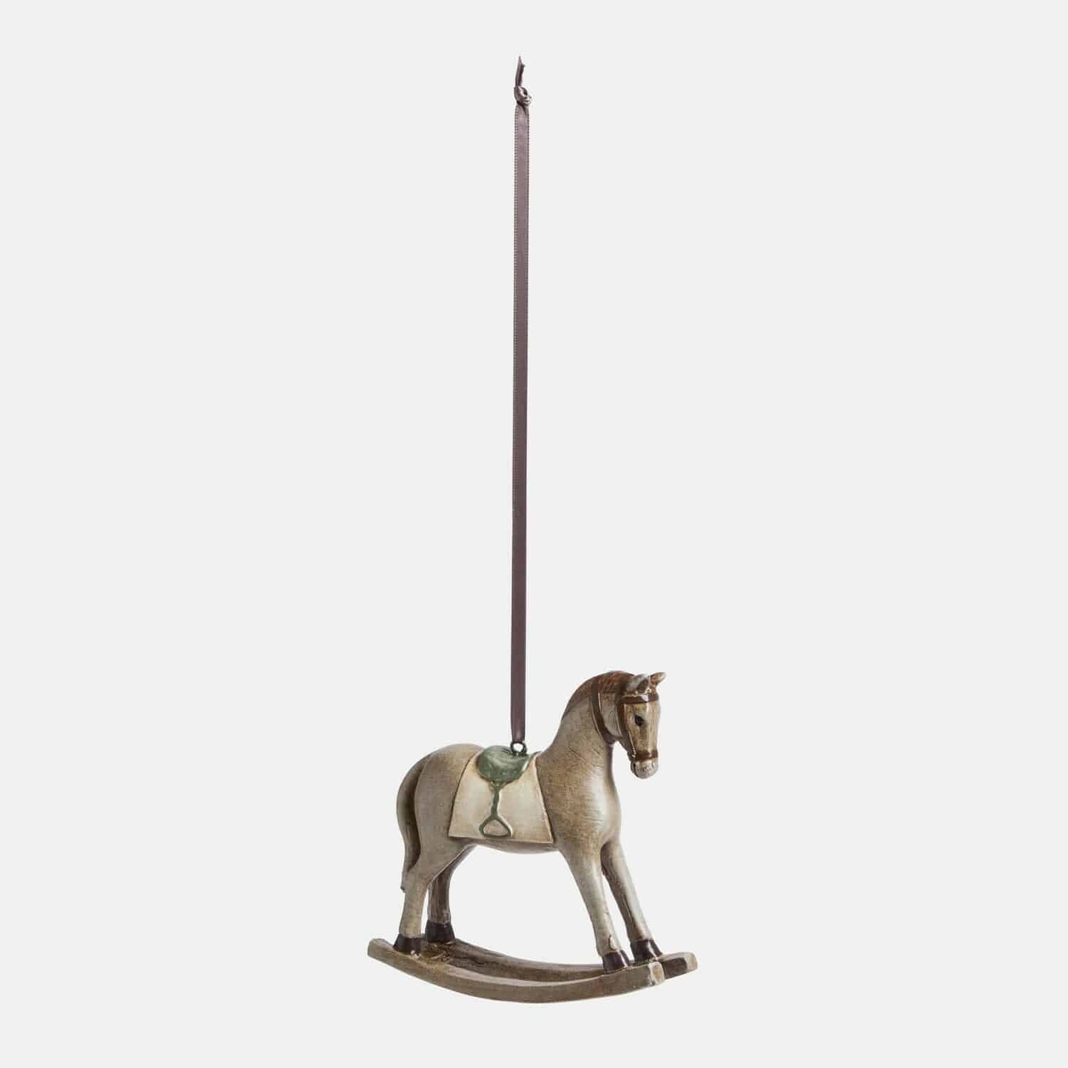 Set de 4 caballos decorativos Cory