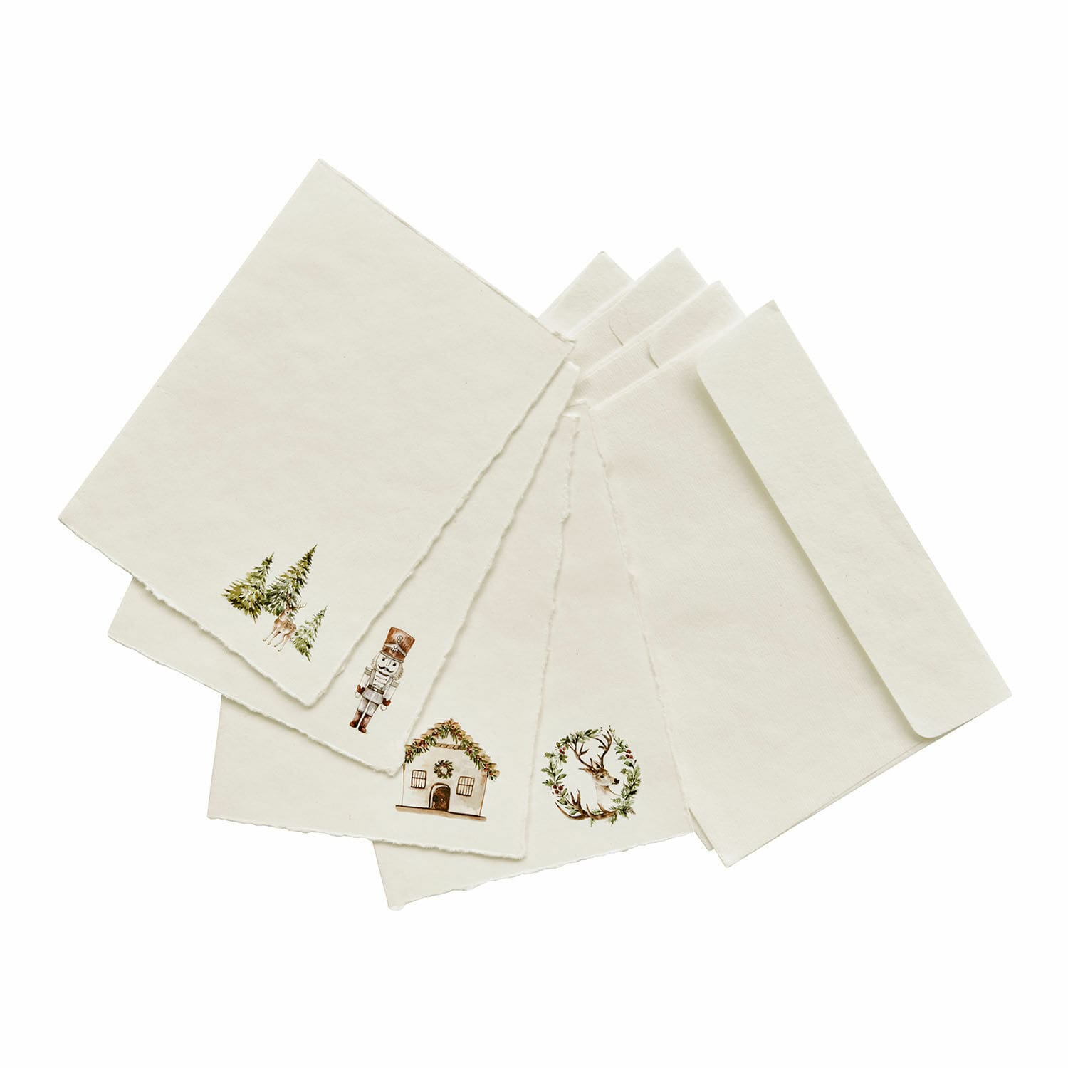 Set de 4 tarjetas de felicitación Lorandis
