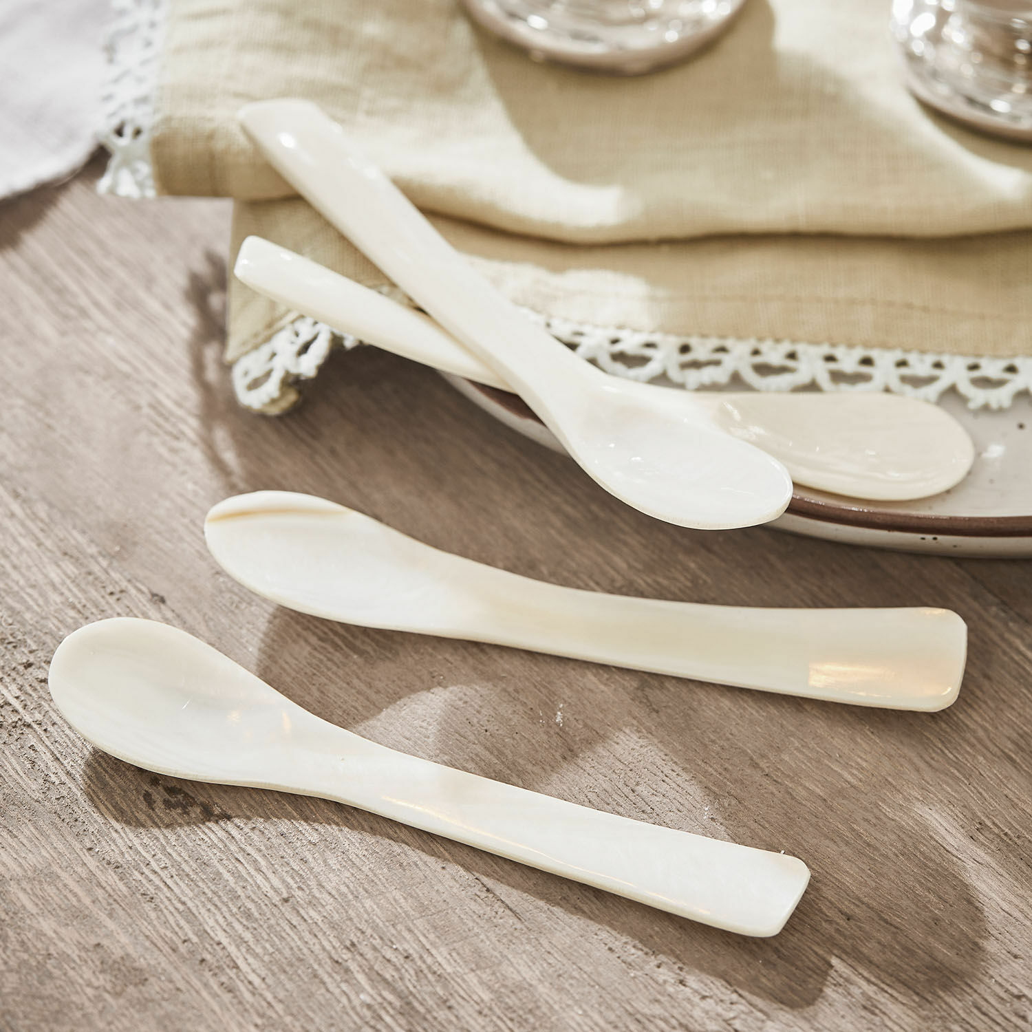 Set de 4 cucharas para huevos Lilligret