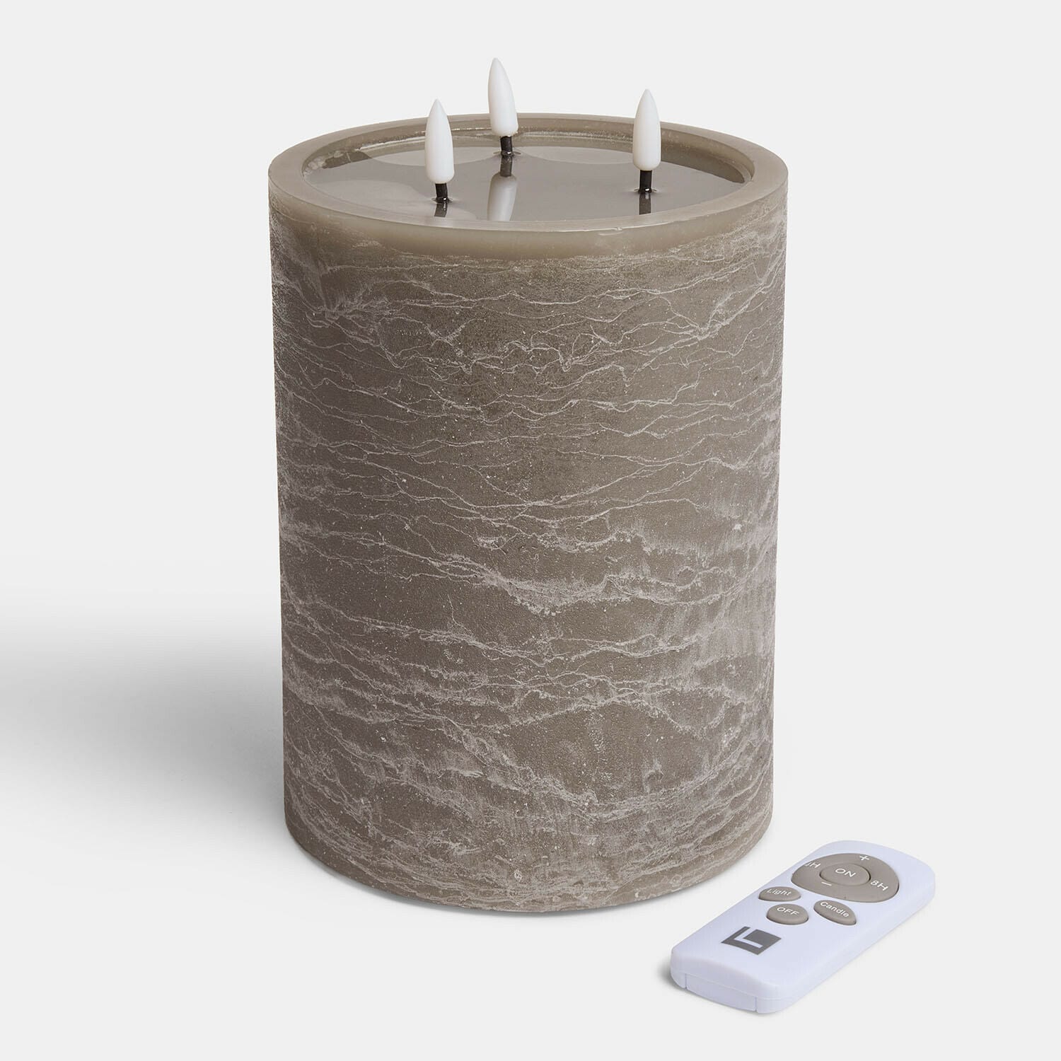 Set de 4 velas LED cilíndricas Chelun