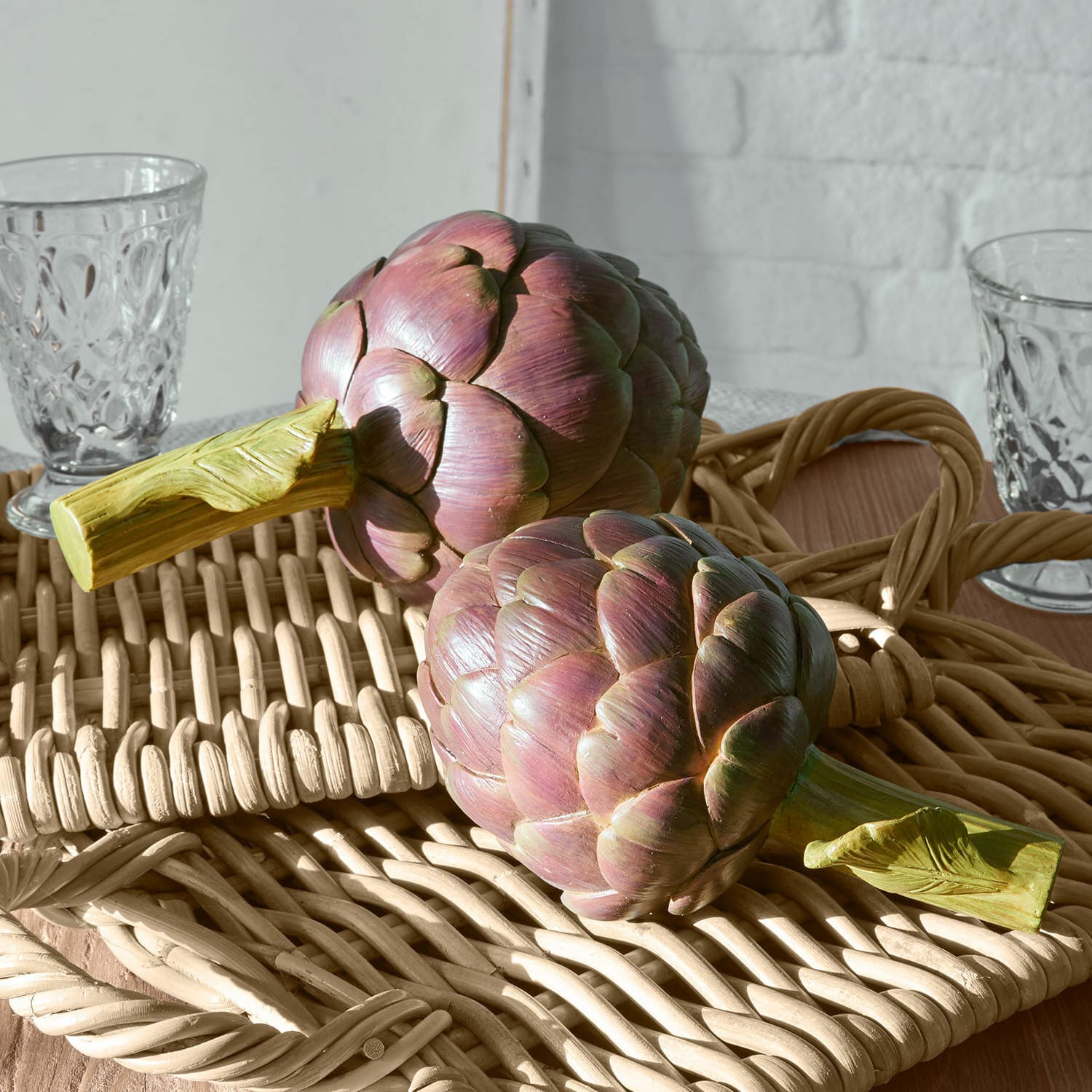 Set de 2 alcachofas decorativas Wilorin