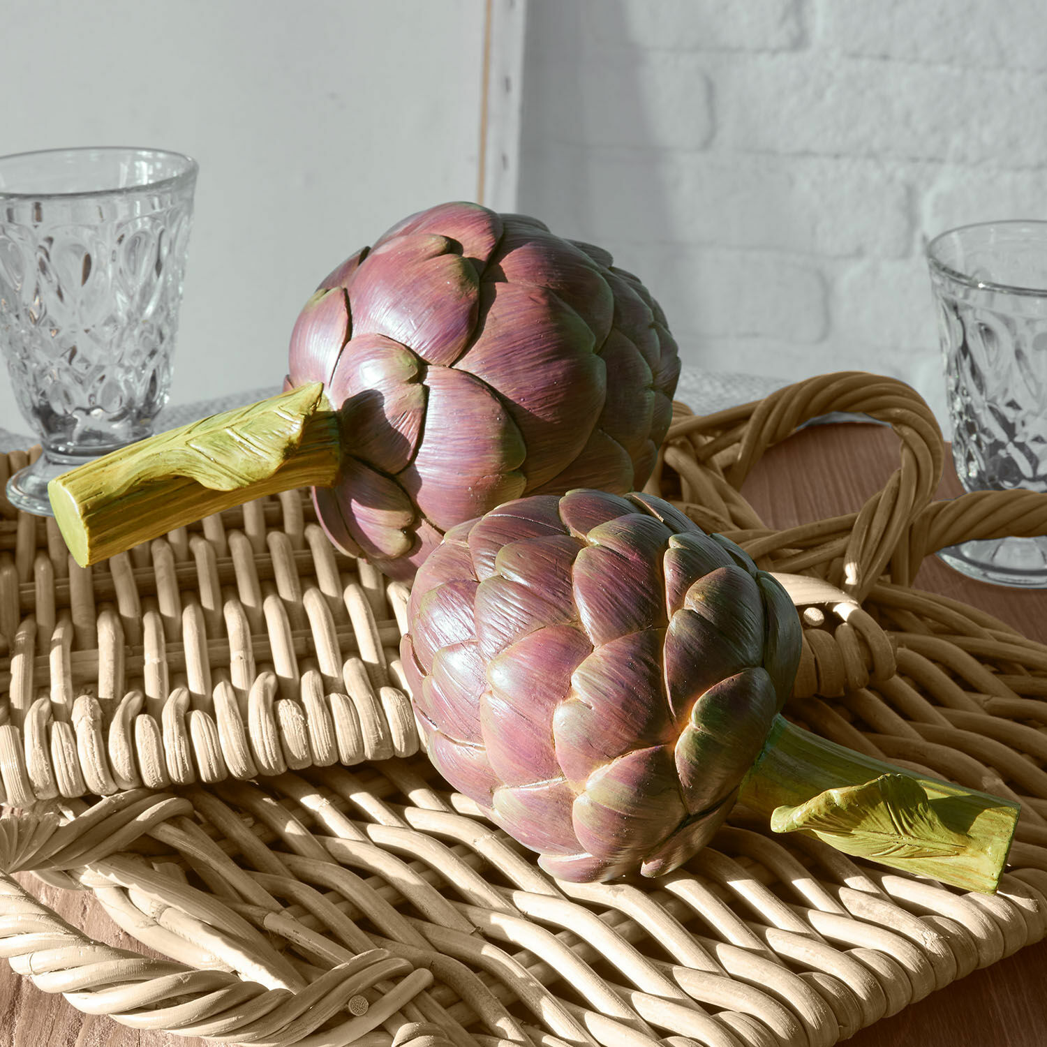 Set de 2 alcachofas decorativas Wilorin