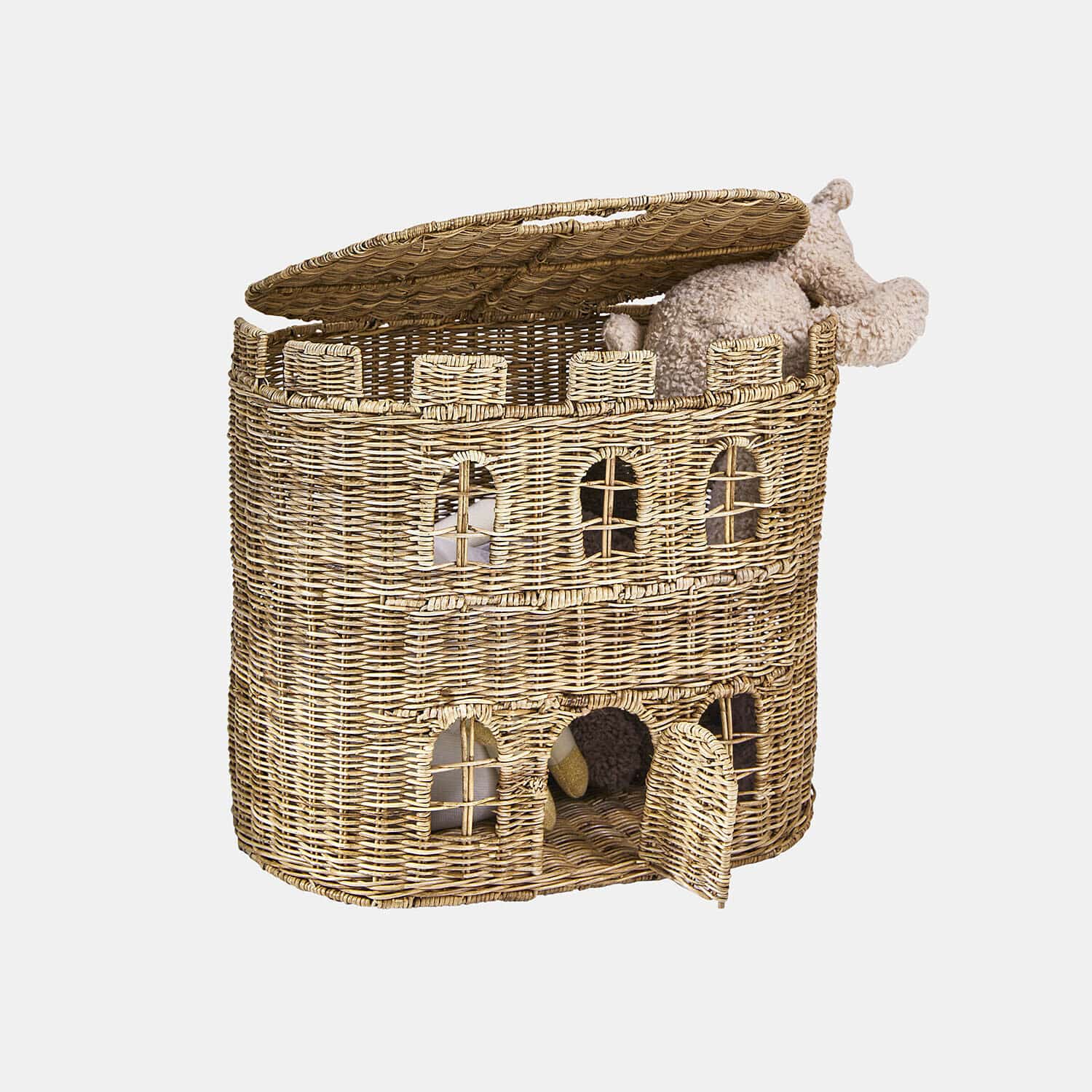 Cesta con forma de castillo Bumbala