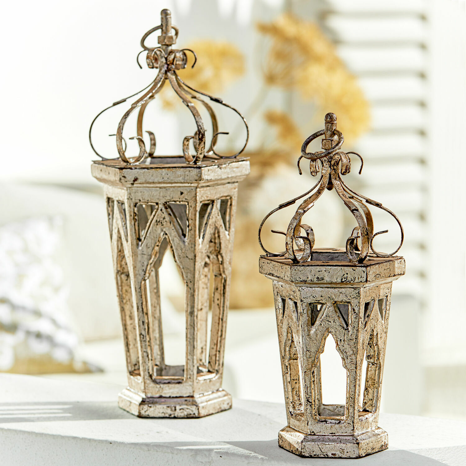Set de 2 objetos decorativos Morvant
