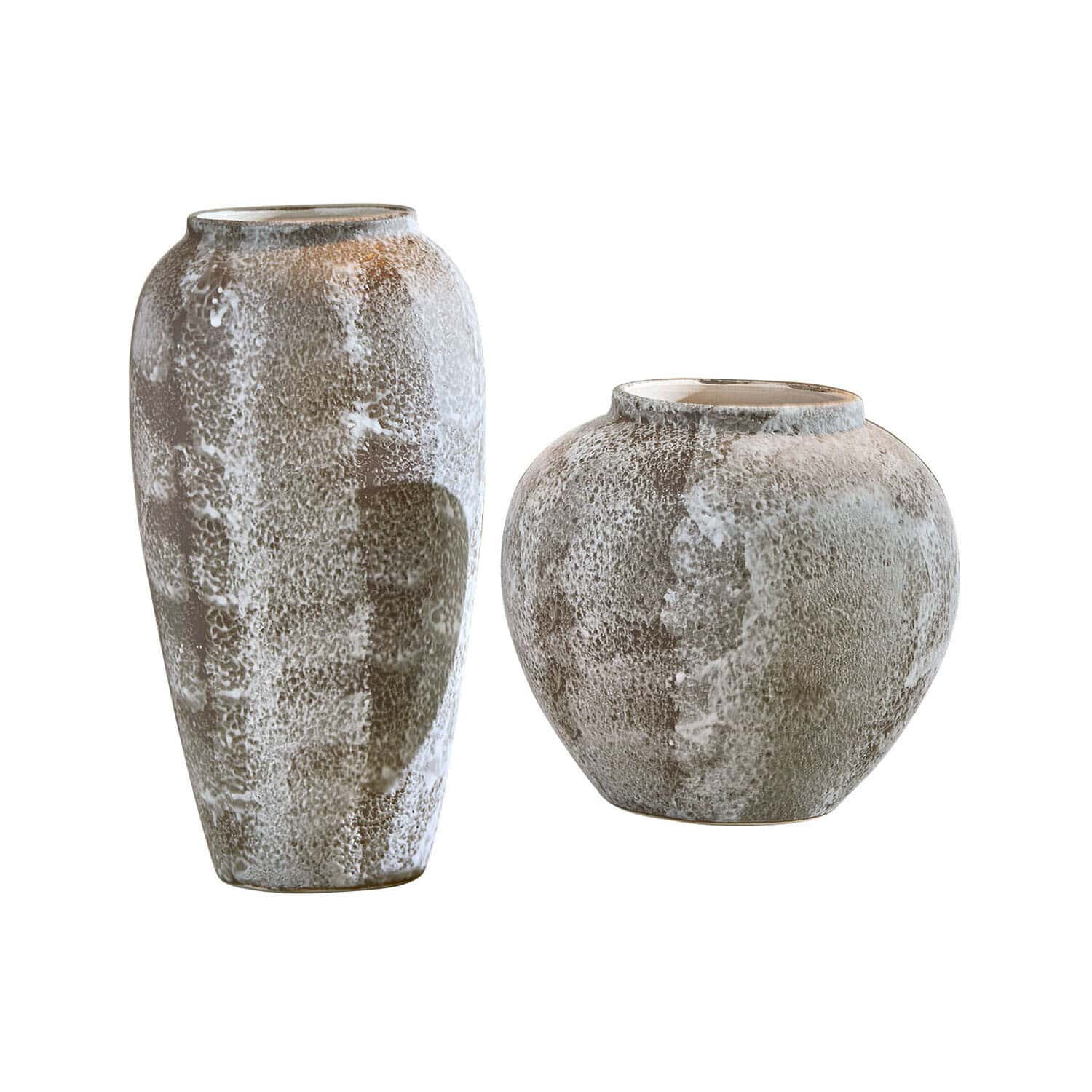 Set de 2 jarrones Ciel d'Opale