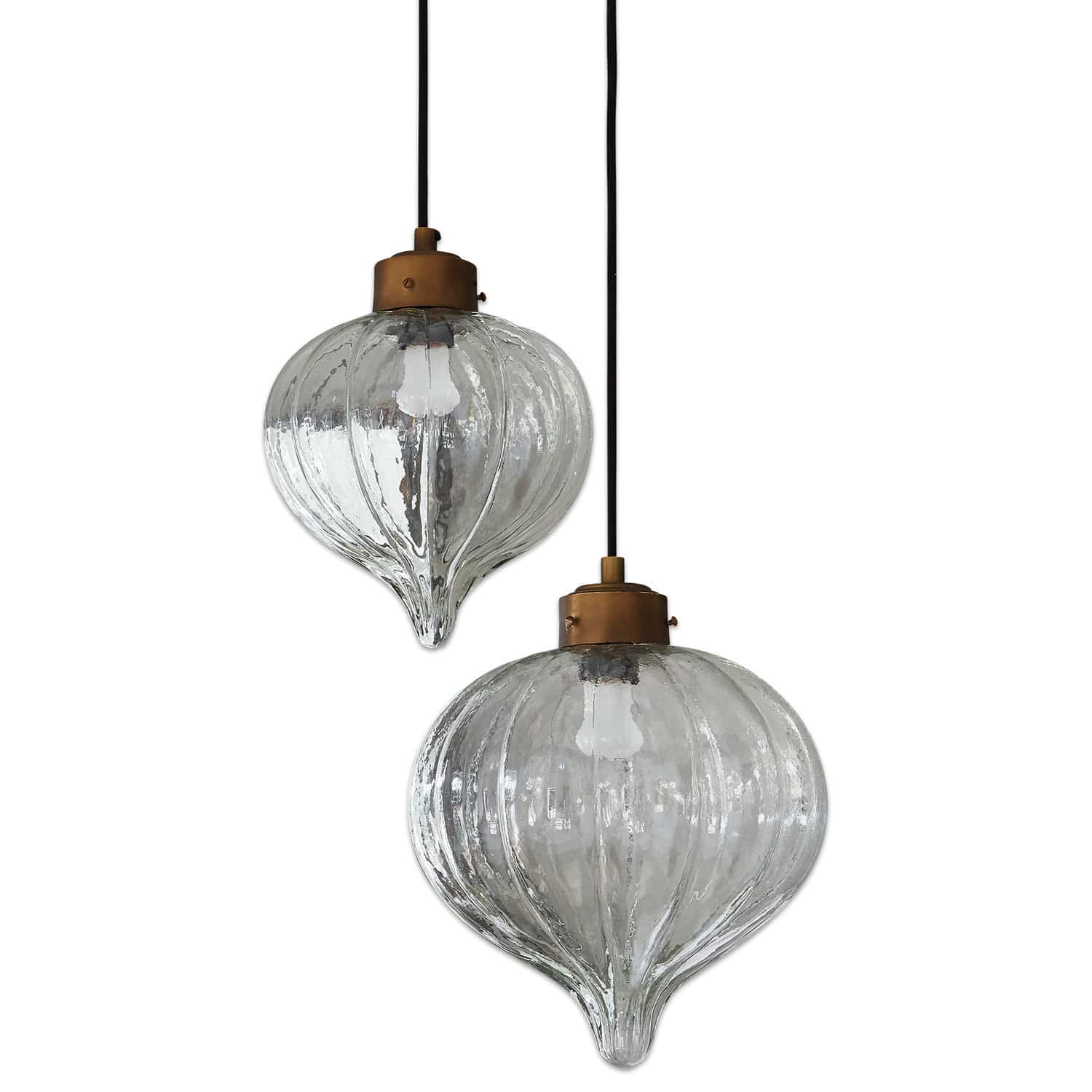Set de 2 lámparas colgantes Baisse