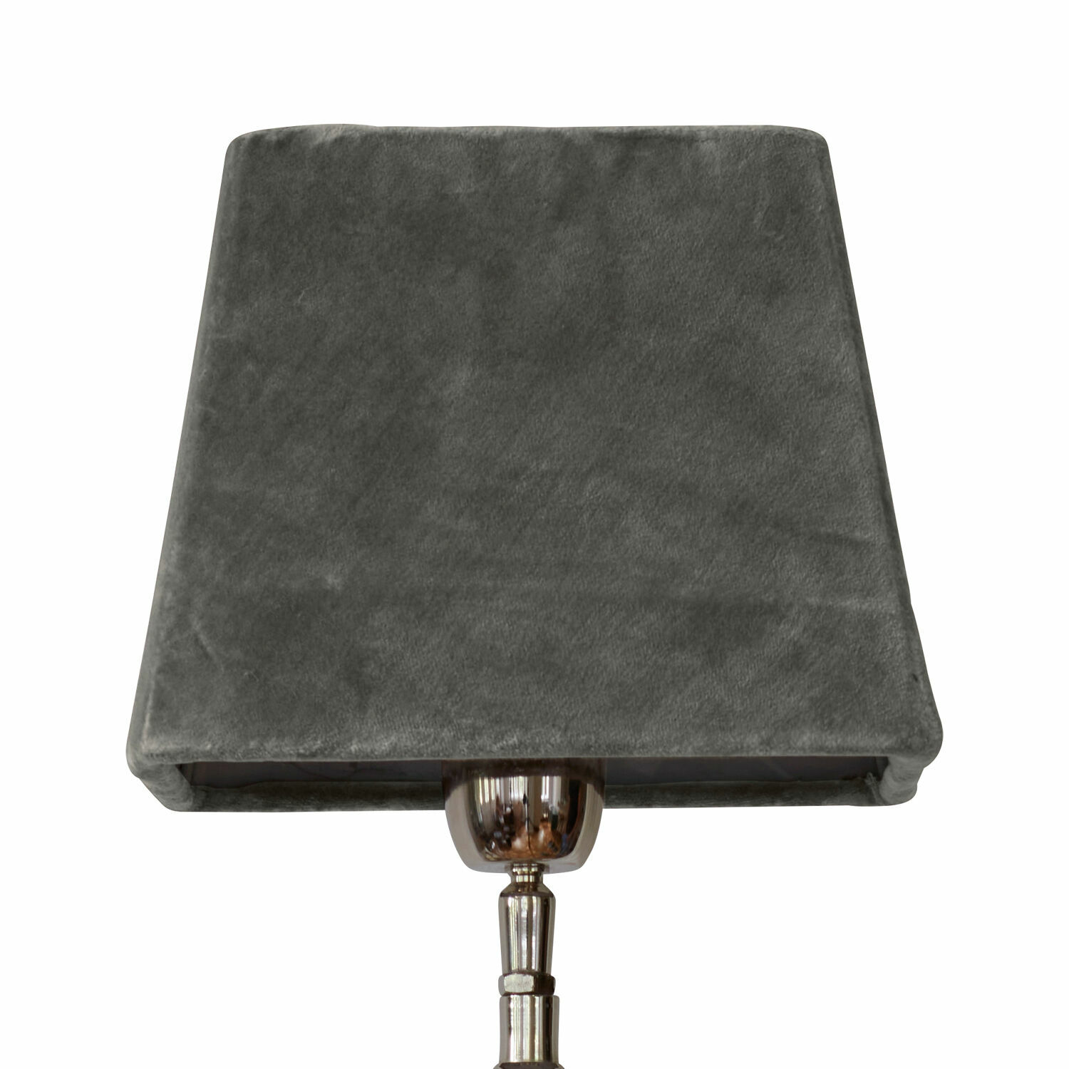 Pantalla de lámpara gris Linderas de material suave para lámpara de mesa, diseño moderno de iluminación
