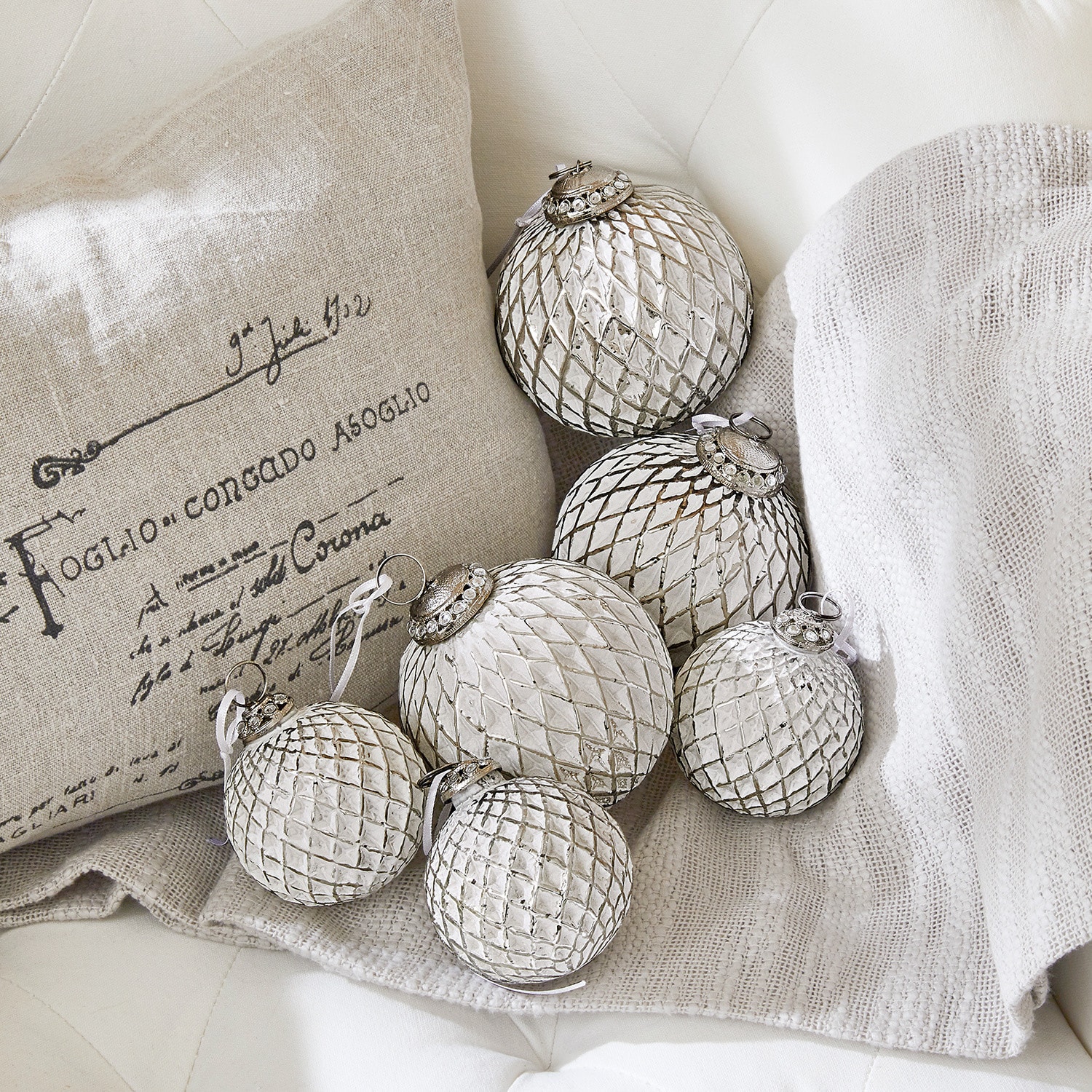 Set de 6 adornos navideños Maélys