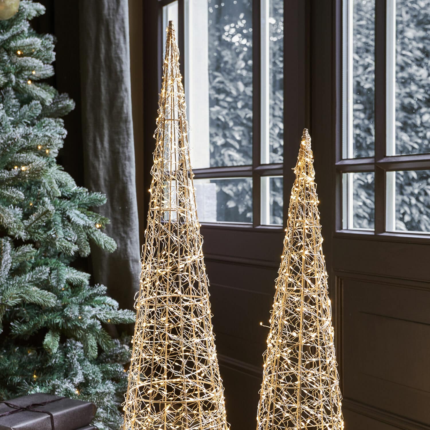 Set de 2 árboles LED Oakworth