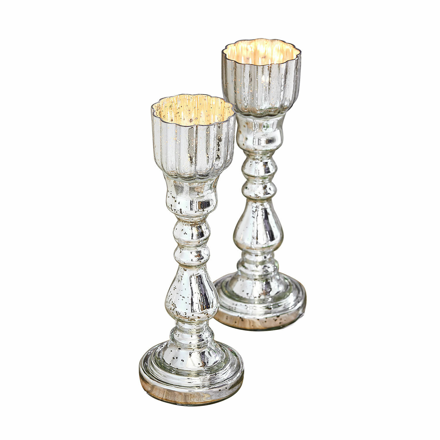 Set de 2 candeleros Velanor