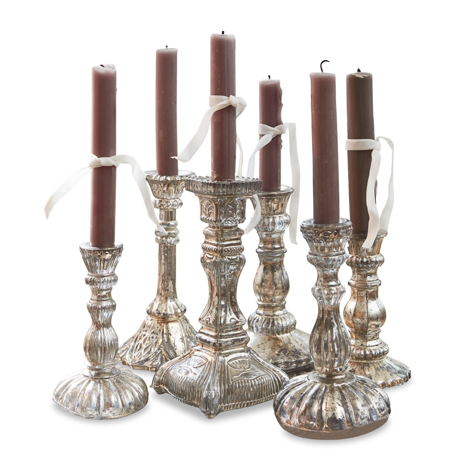 Set de 2 candeleros Adolpha