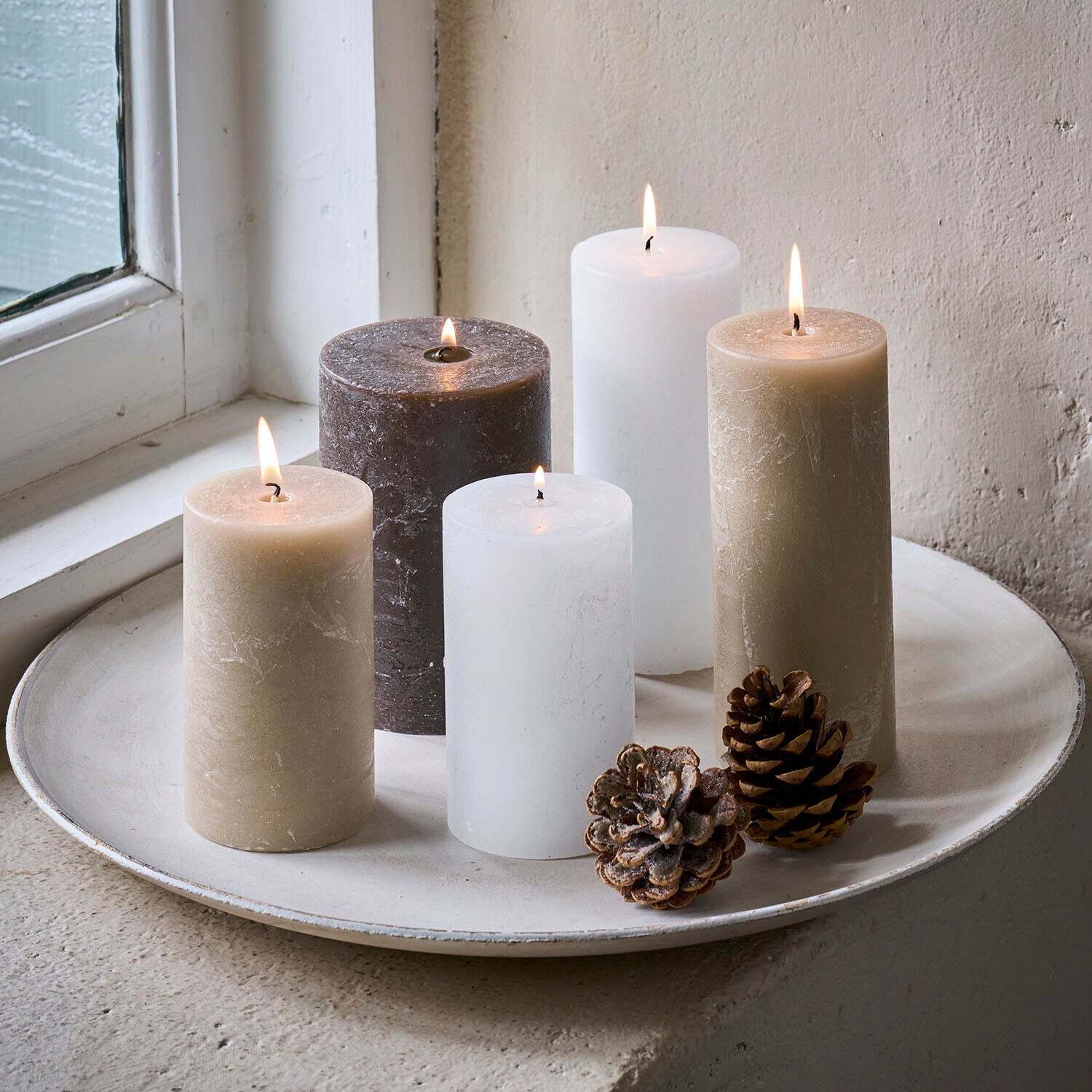 Set de 5 velas Panagra
