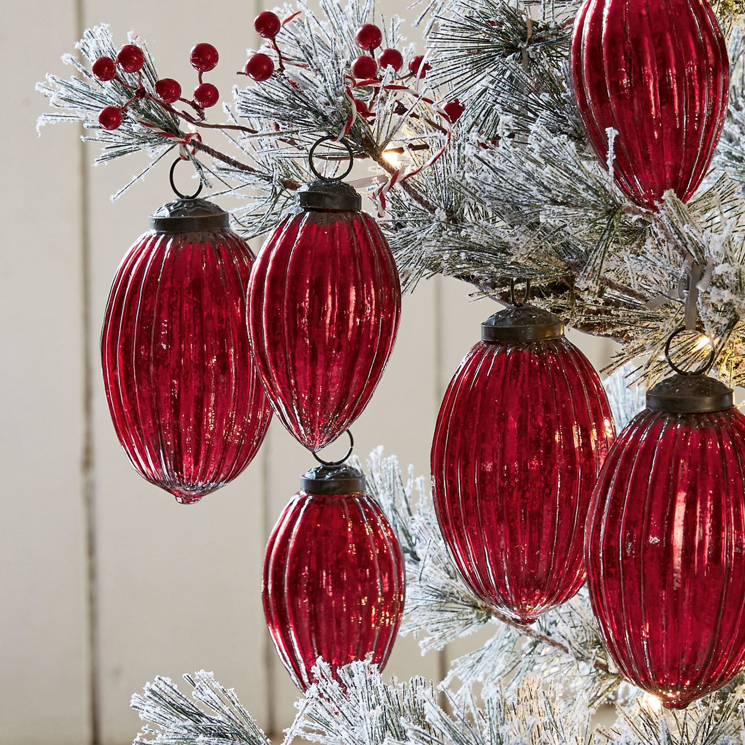 Set de 6 adornos navideños Blavet