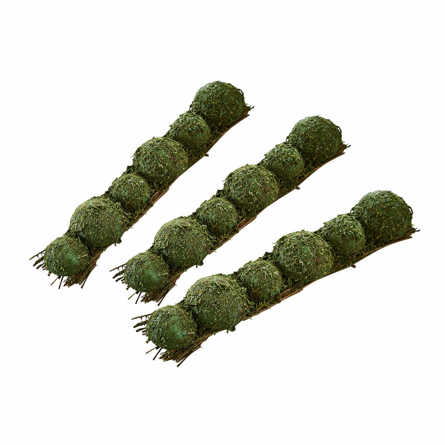 Decoración de mesa con musgo Cassiola