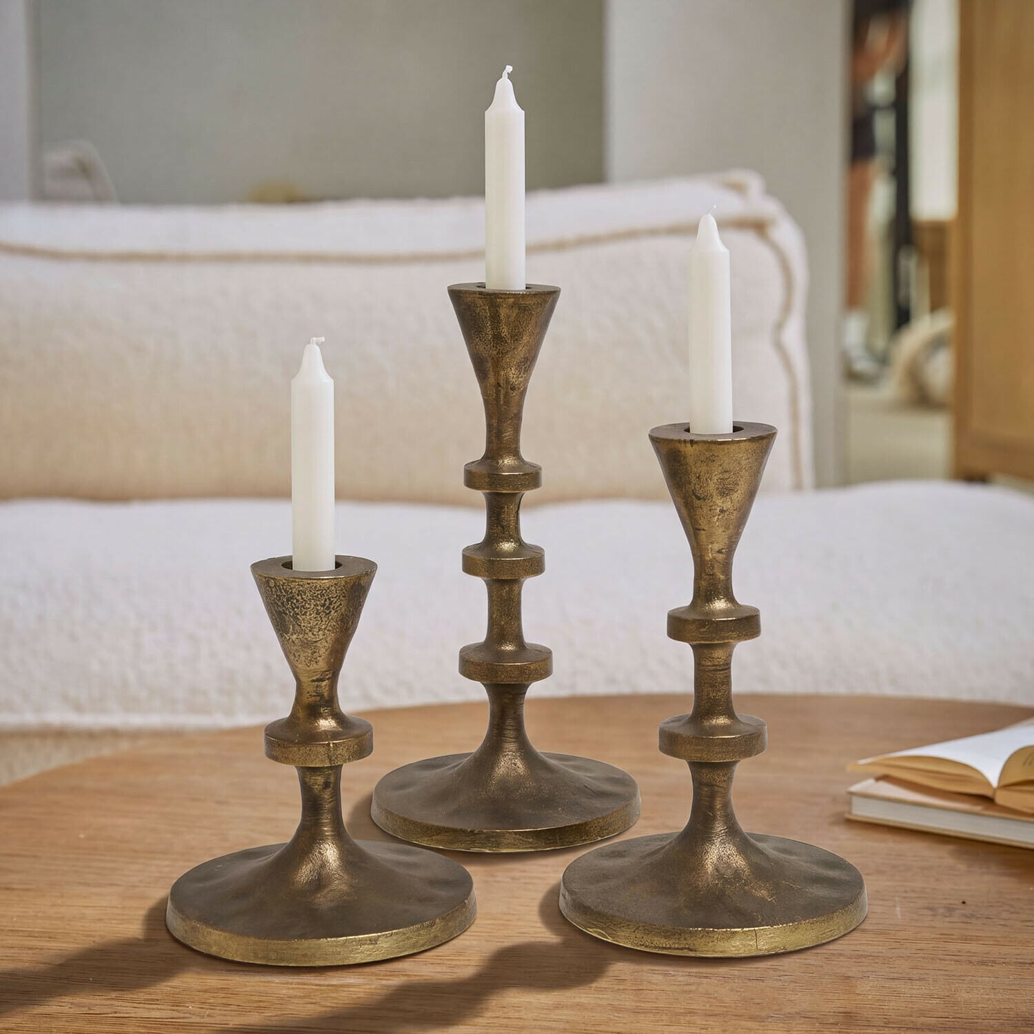 Set de 3 portavelas Ouvraine