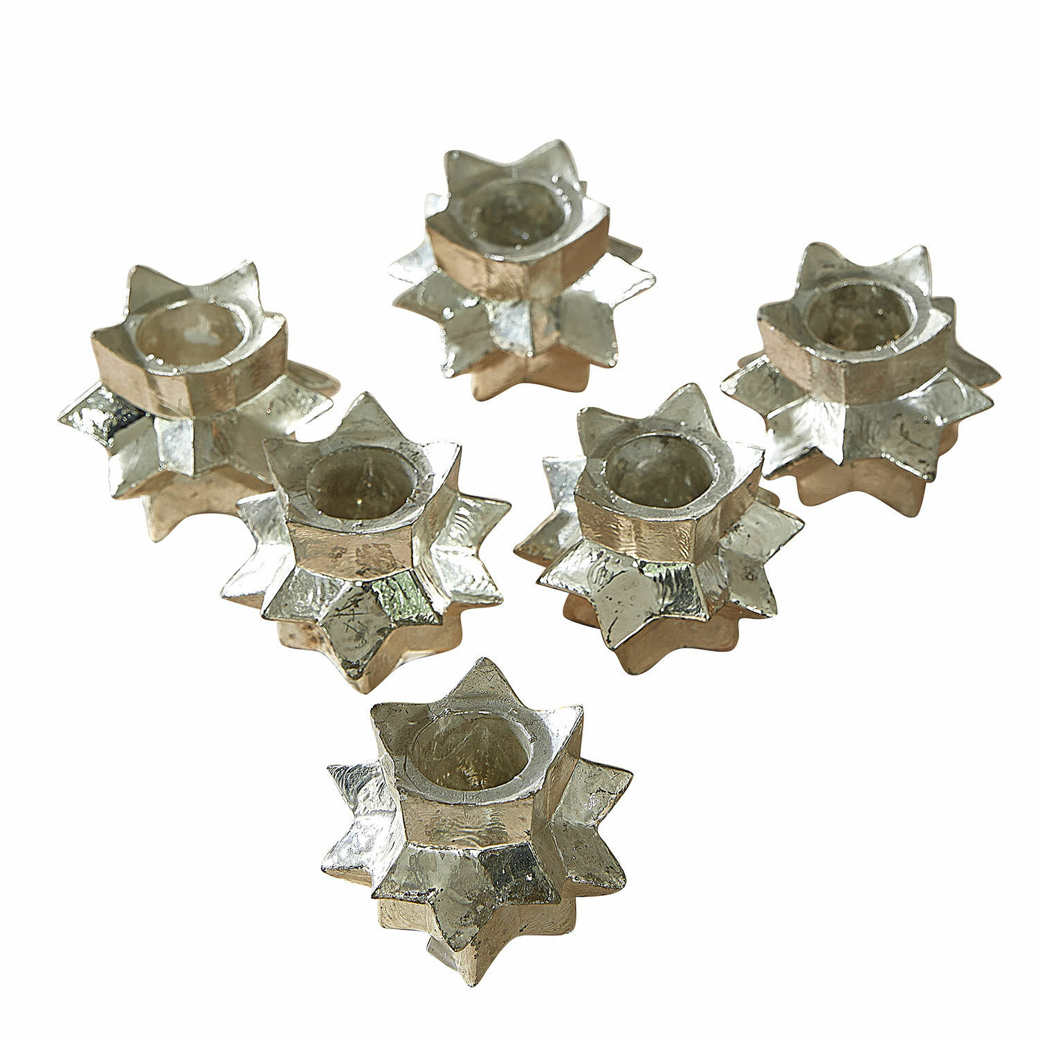 Juego de 6 candelabros Veridell