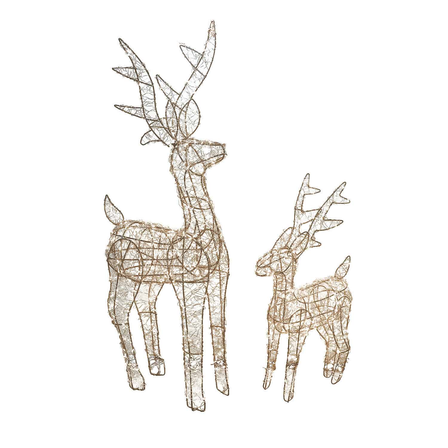 Set de 2 figuras LED de animales Lovili