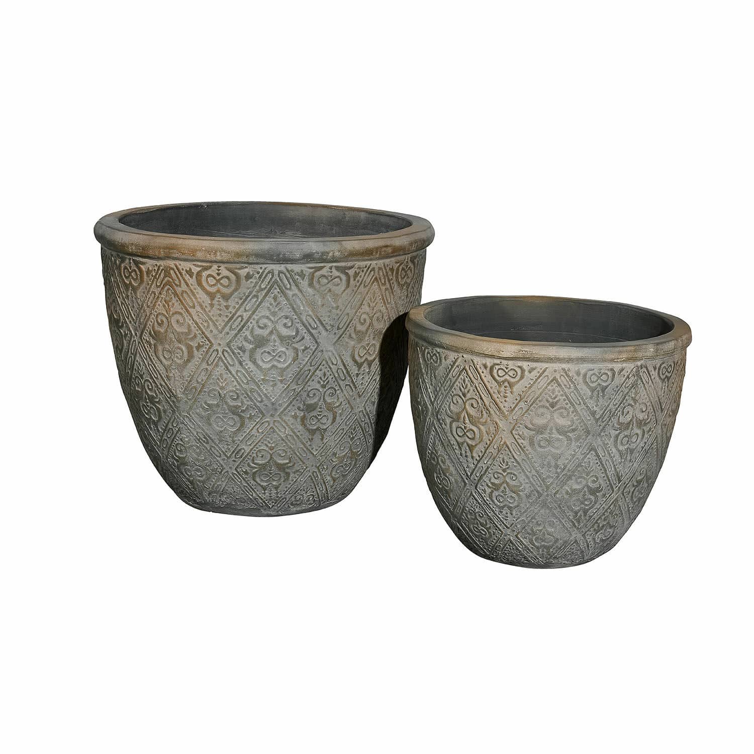 Set de 2 jardineras Malouris
