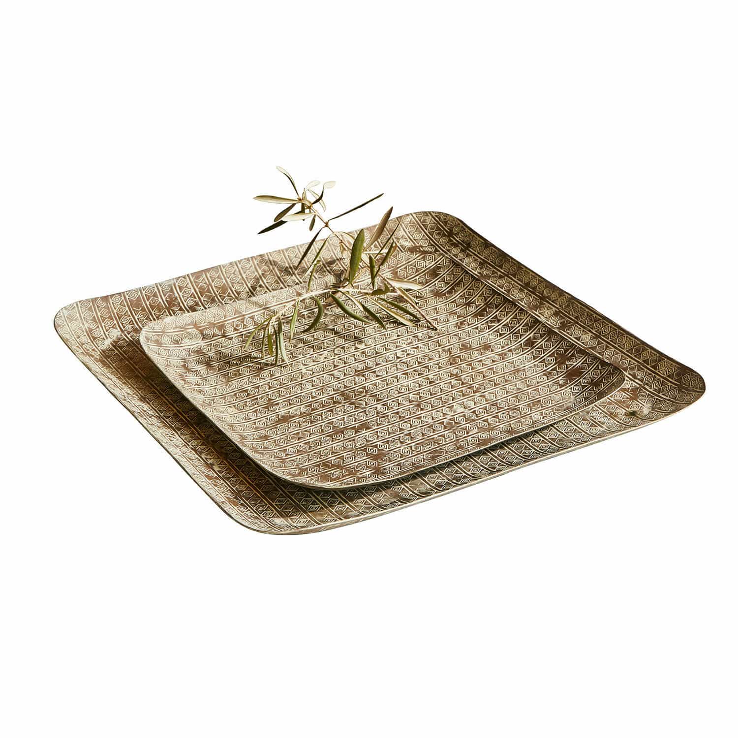 Set de 2 bandejas Farouq