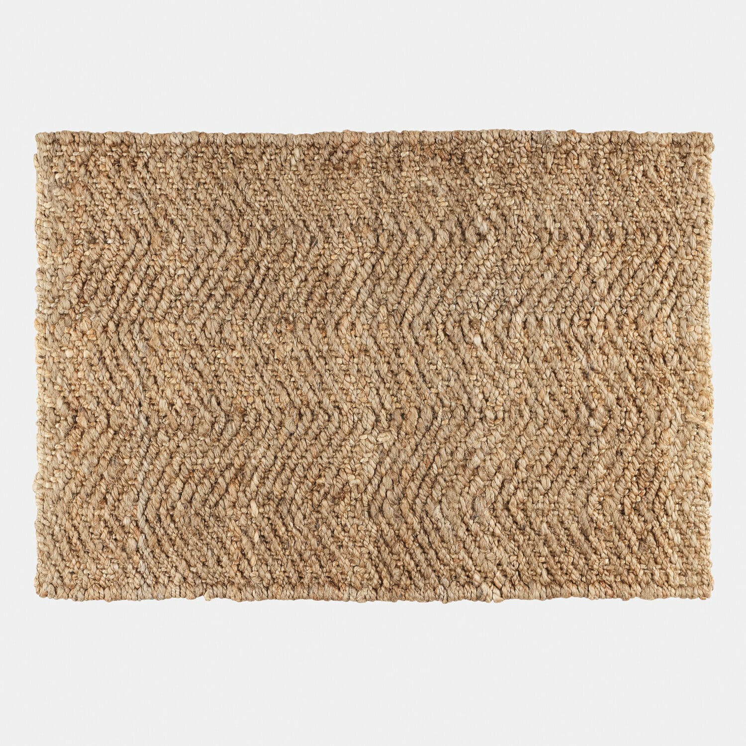 Alfombrilla de baño Daoukro Alfombra de yute natural con diseño geométrico, accesorio duradero y ecológico para el hogar