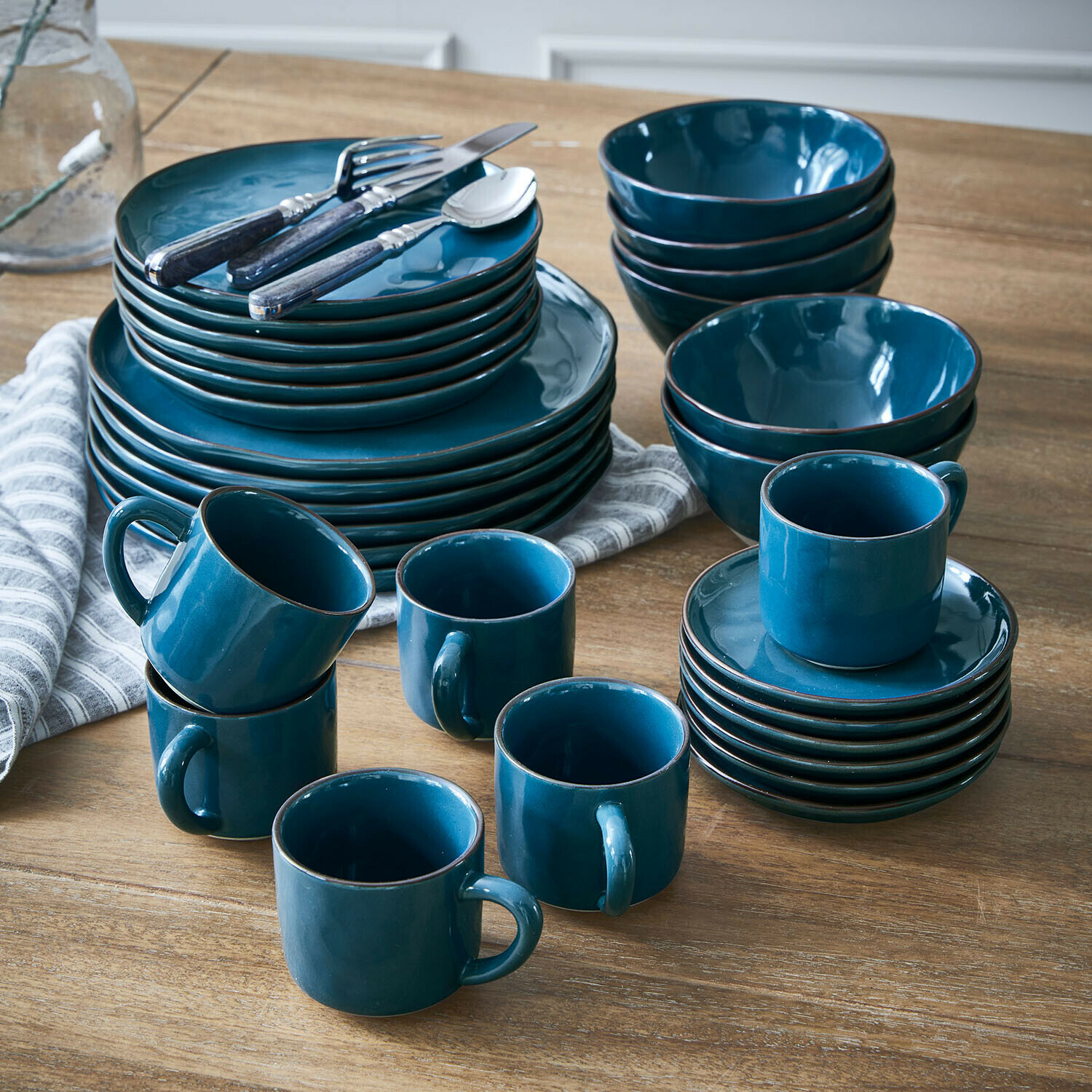 Set de 30 piezas de vajilla Biarré