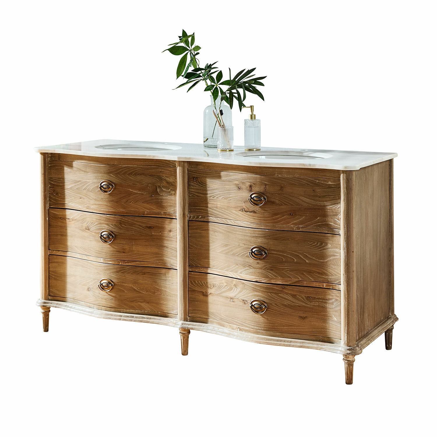Mueble de lavabo doble Joravelle