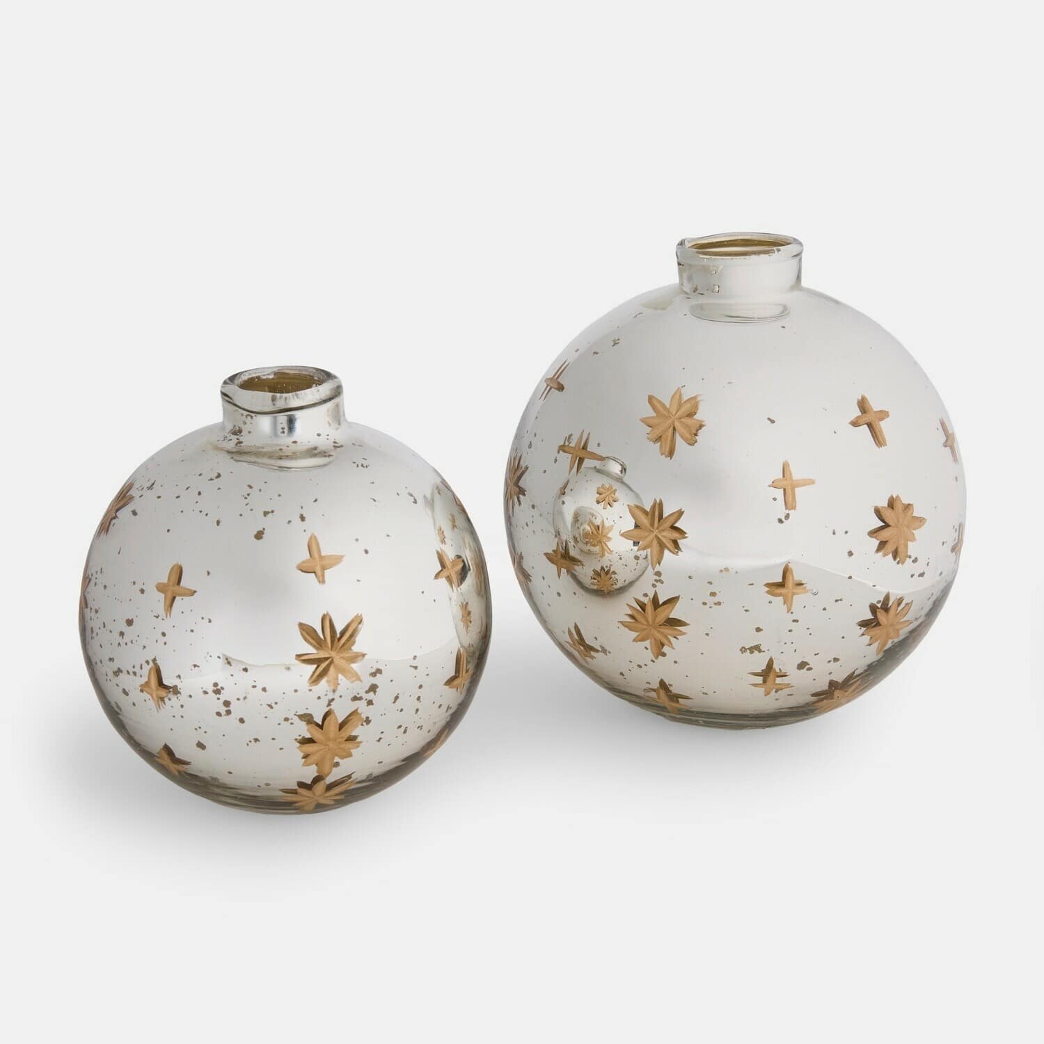Set de 2 jarrones Sølvås