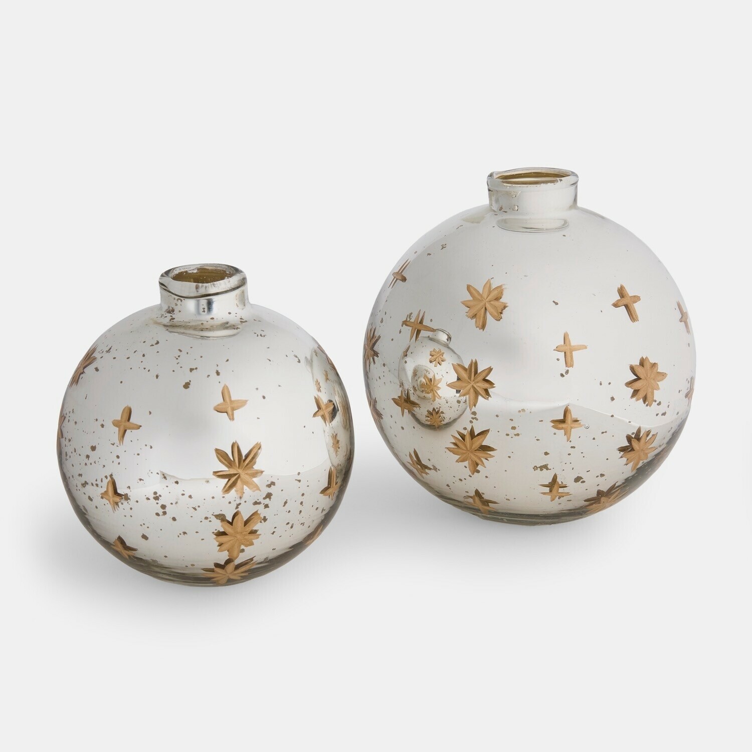Set de 2 jarrones Sølvås