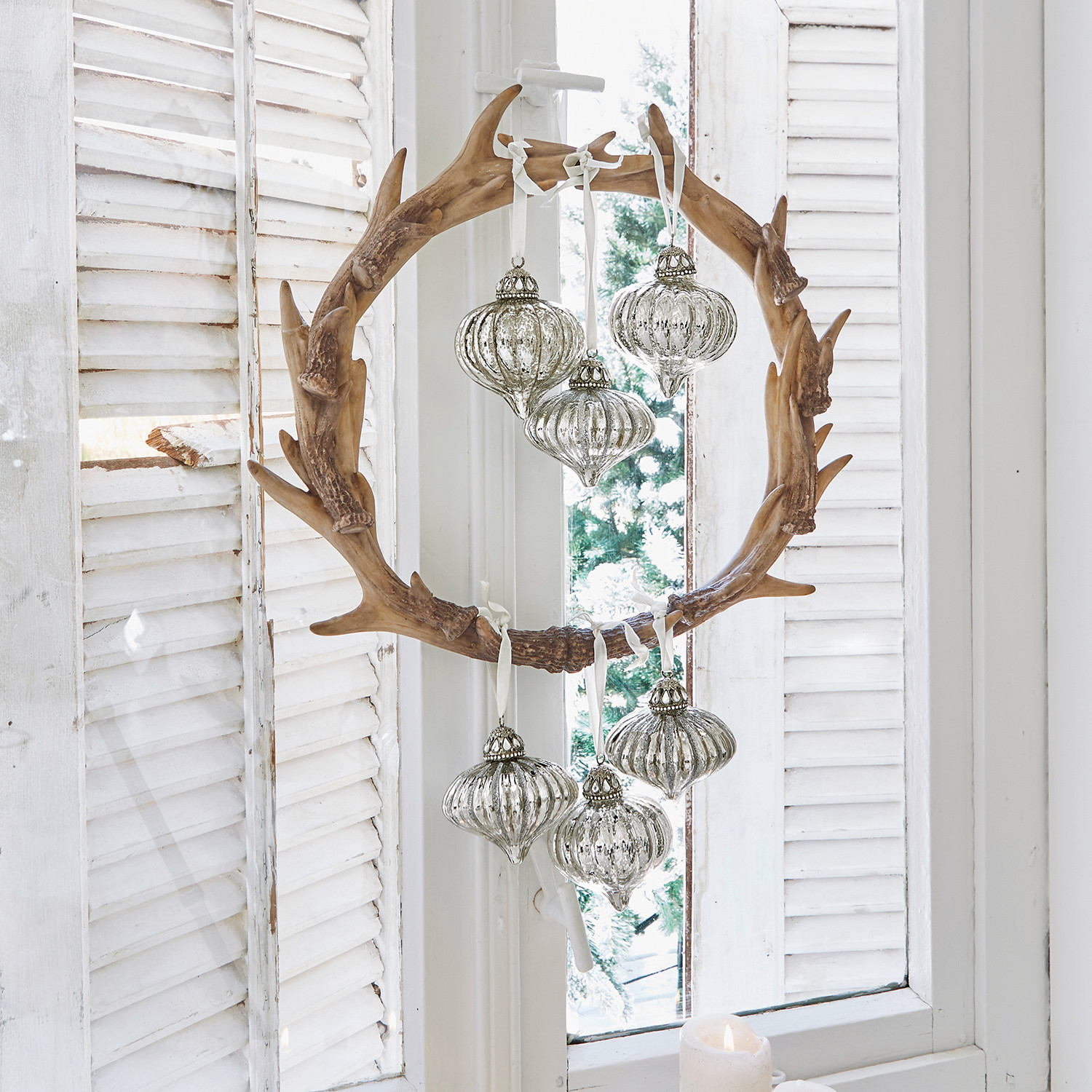 Set de 6 adornos navideños Mourens