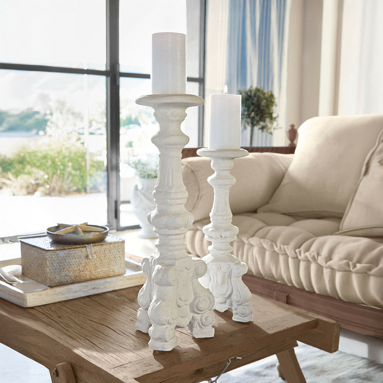 Set de 2 candeleros Chaverny