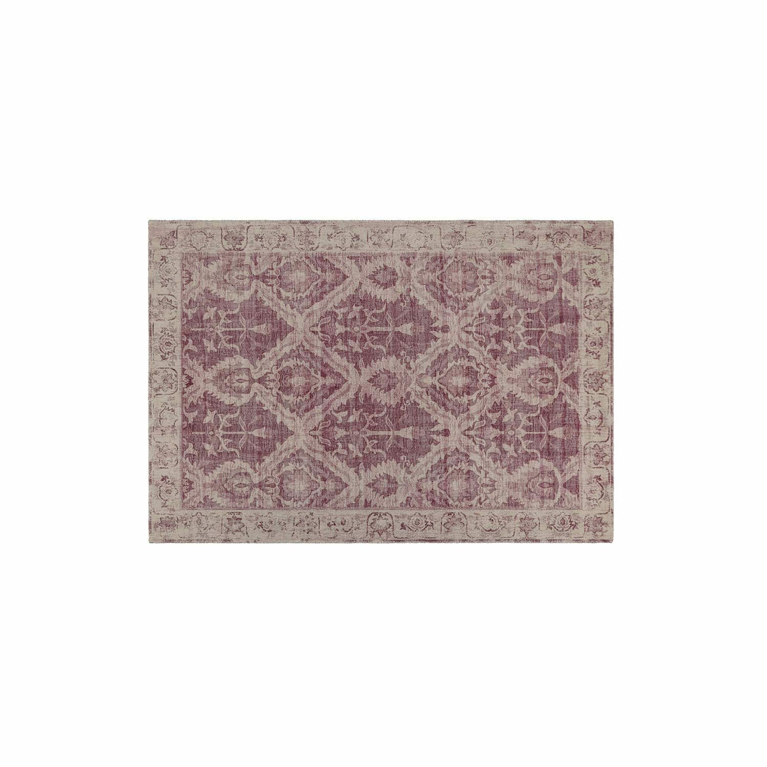 Alfombra Mirellis Alfombra con diseño oriental en tonos rosa y beige, material suave, decoración para interiores