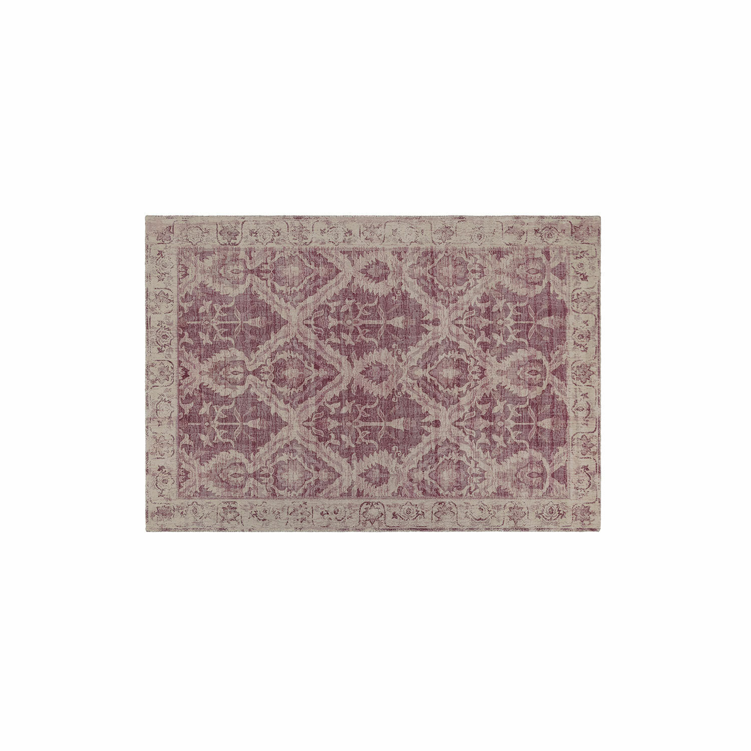 Alfombra Mirellis Alfombra con diseño oriental en tonos rosa y beige, material suave, decoración para interiores