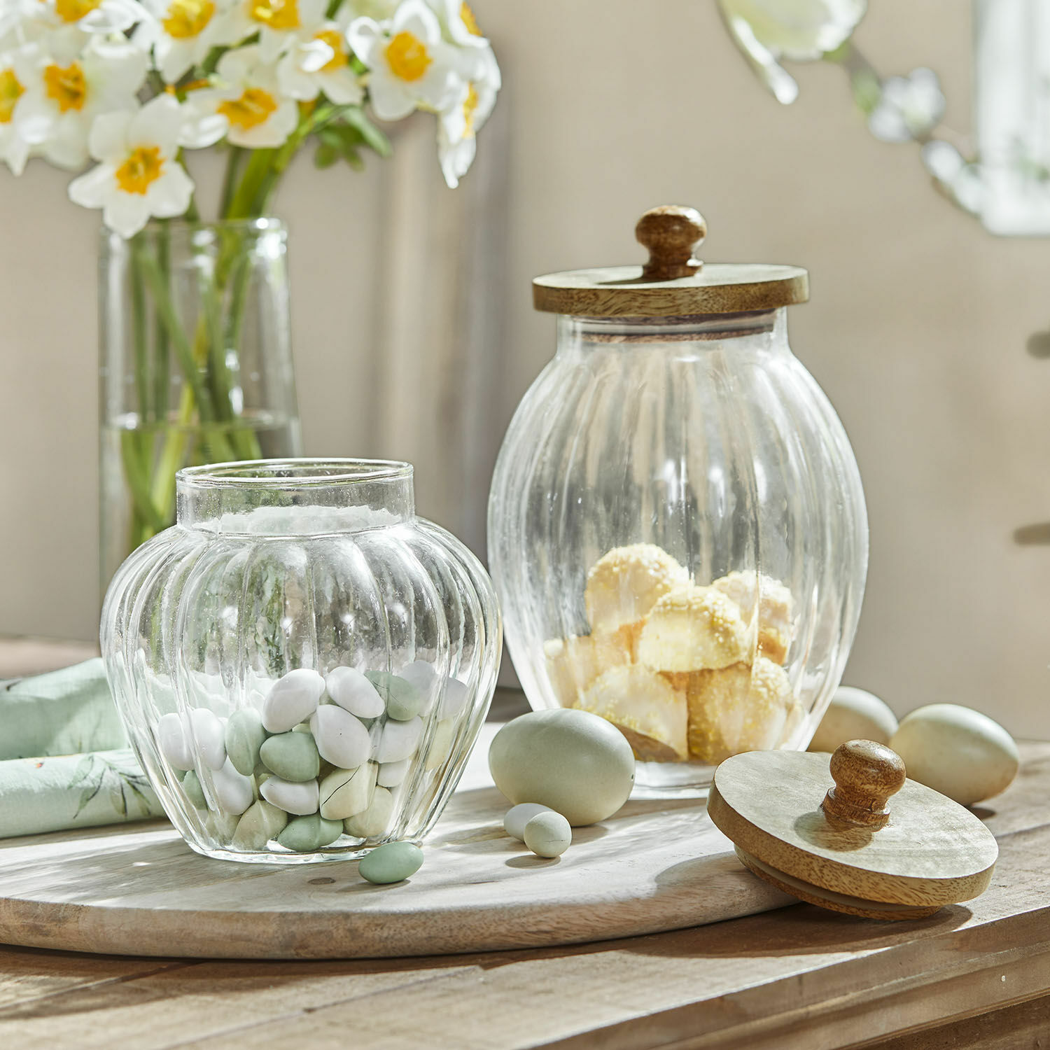 Set de 2 tarros de cristal Vionnée